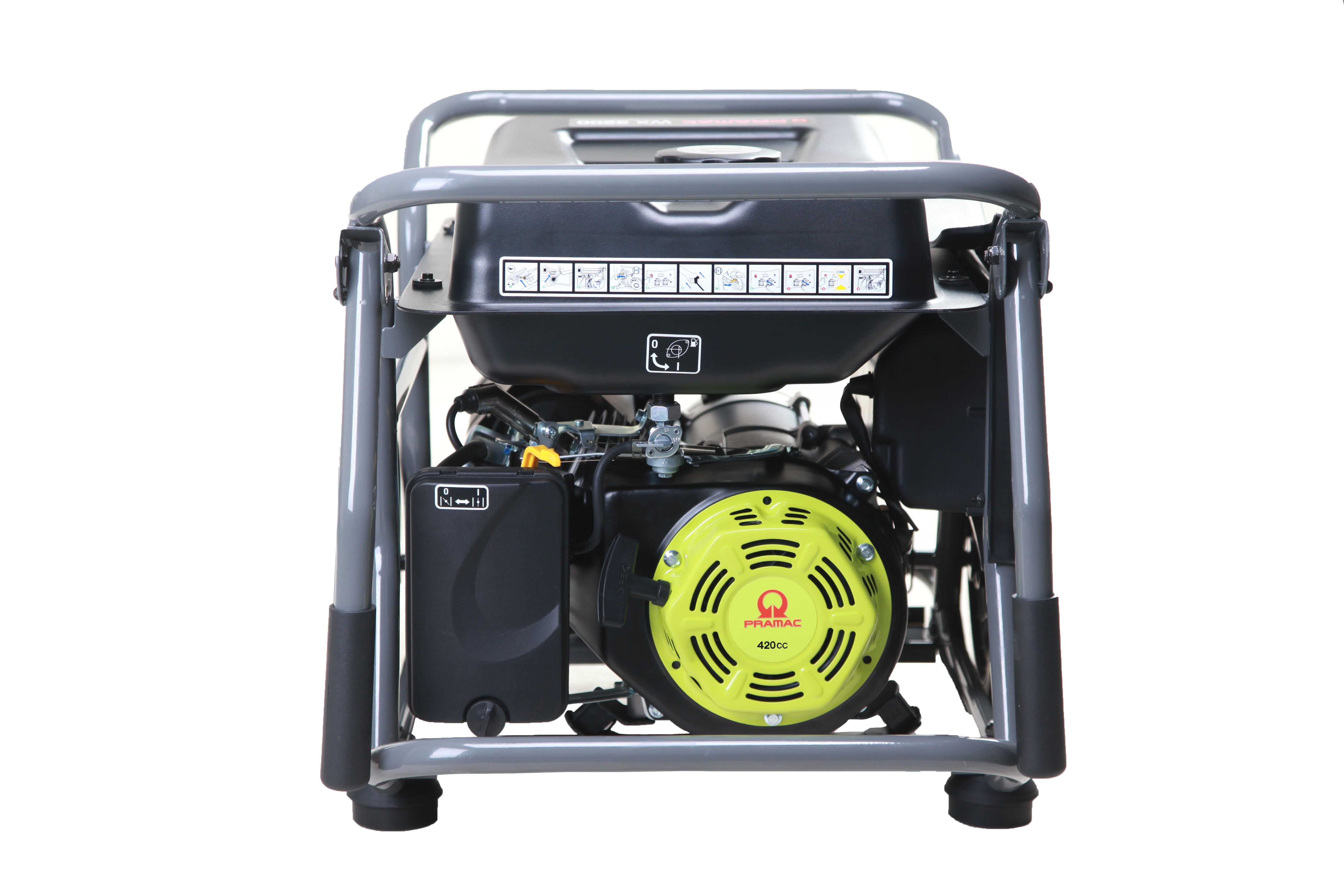 Gerador a gasolina 5300 W Pramac WX 6200 + CONN - 8
