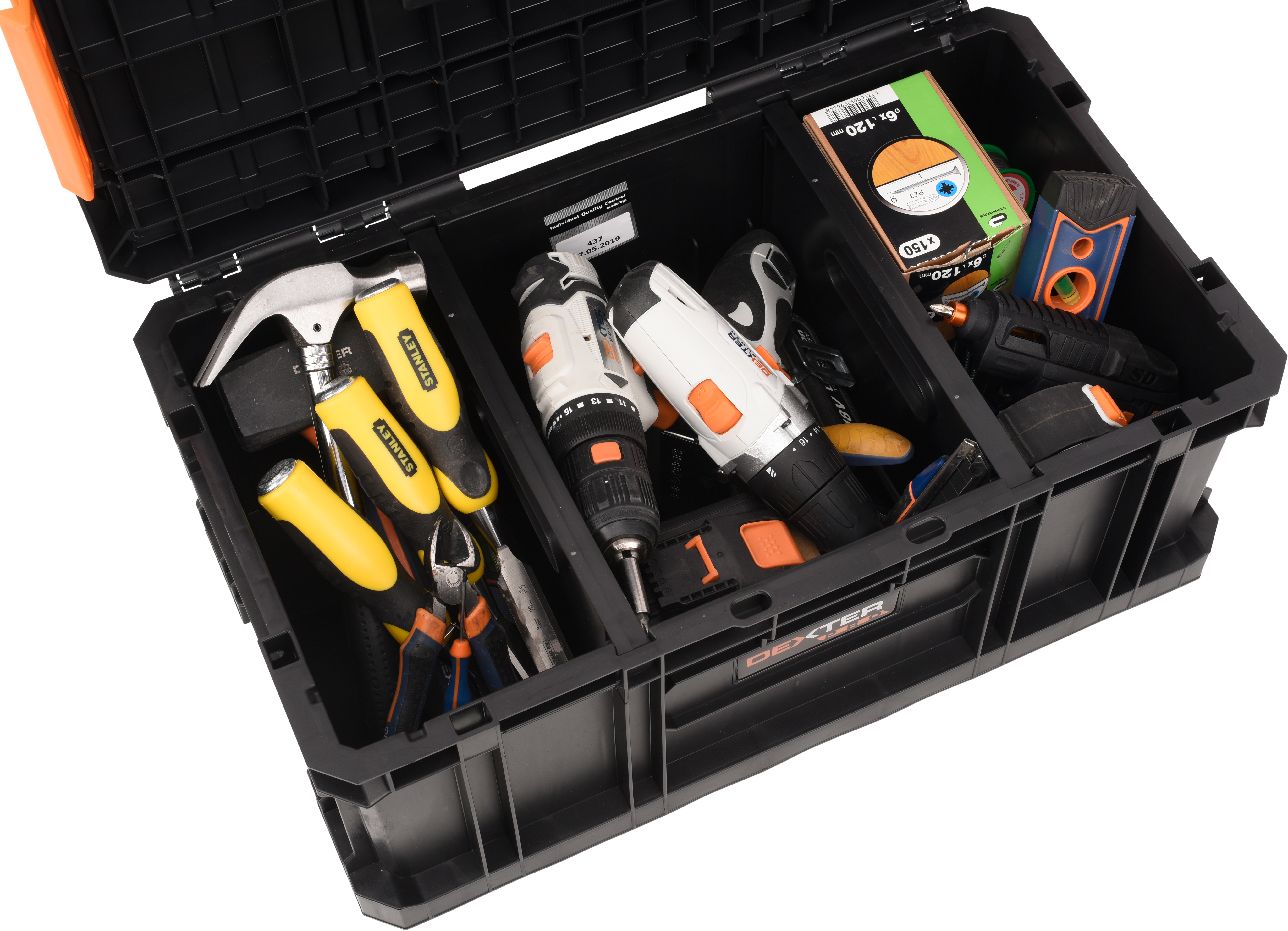 Caixa de ferramentas DEXTER PRO 53X31X22CM - 5