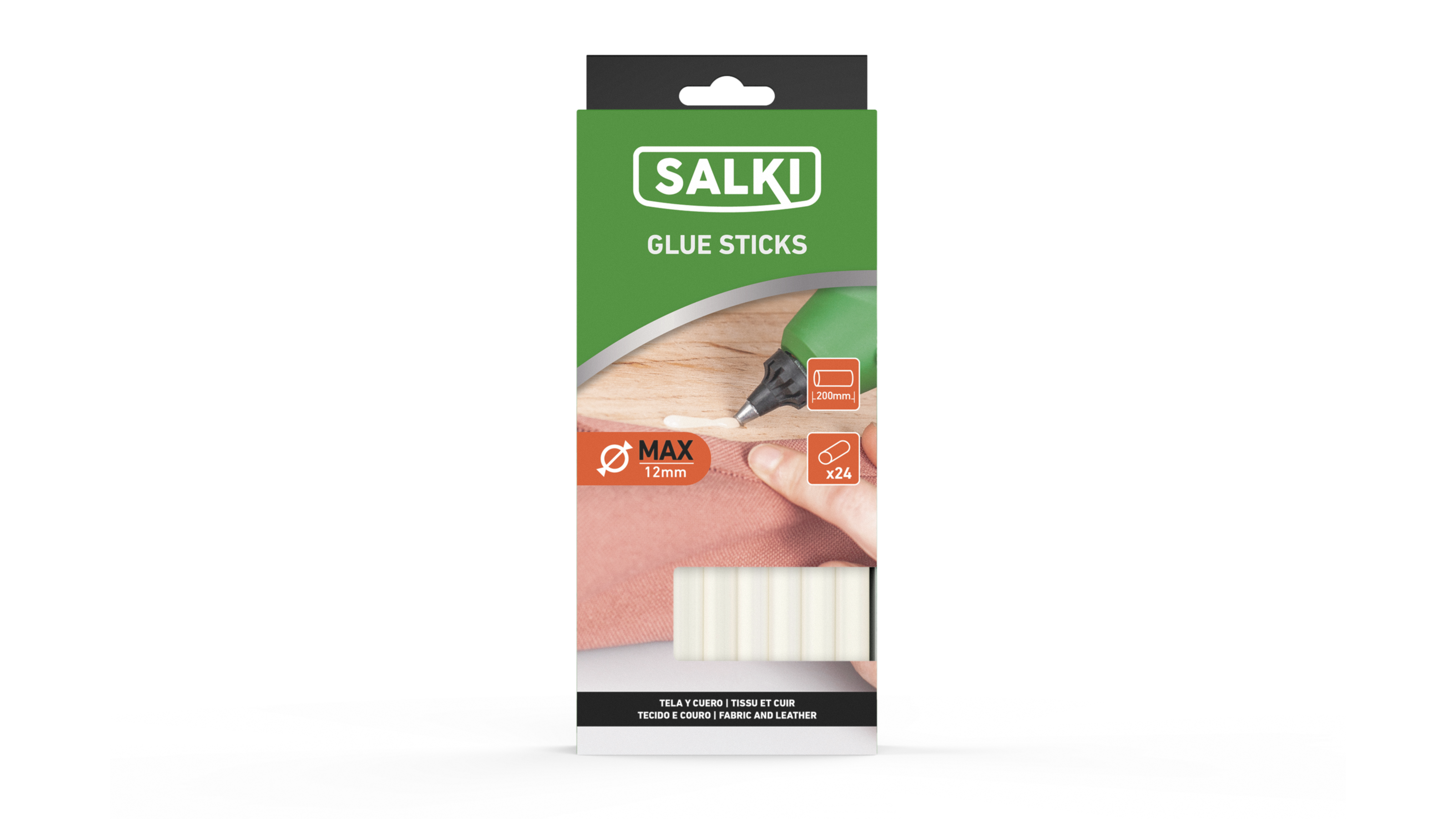 Barra de cola termofusible salki cuero