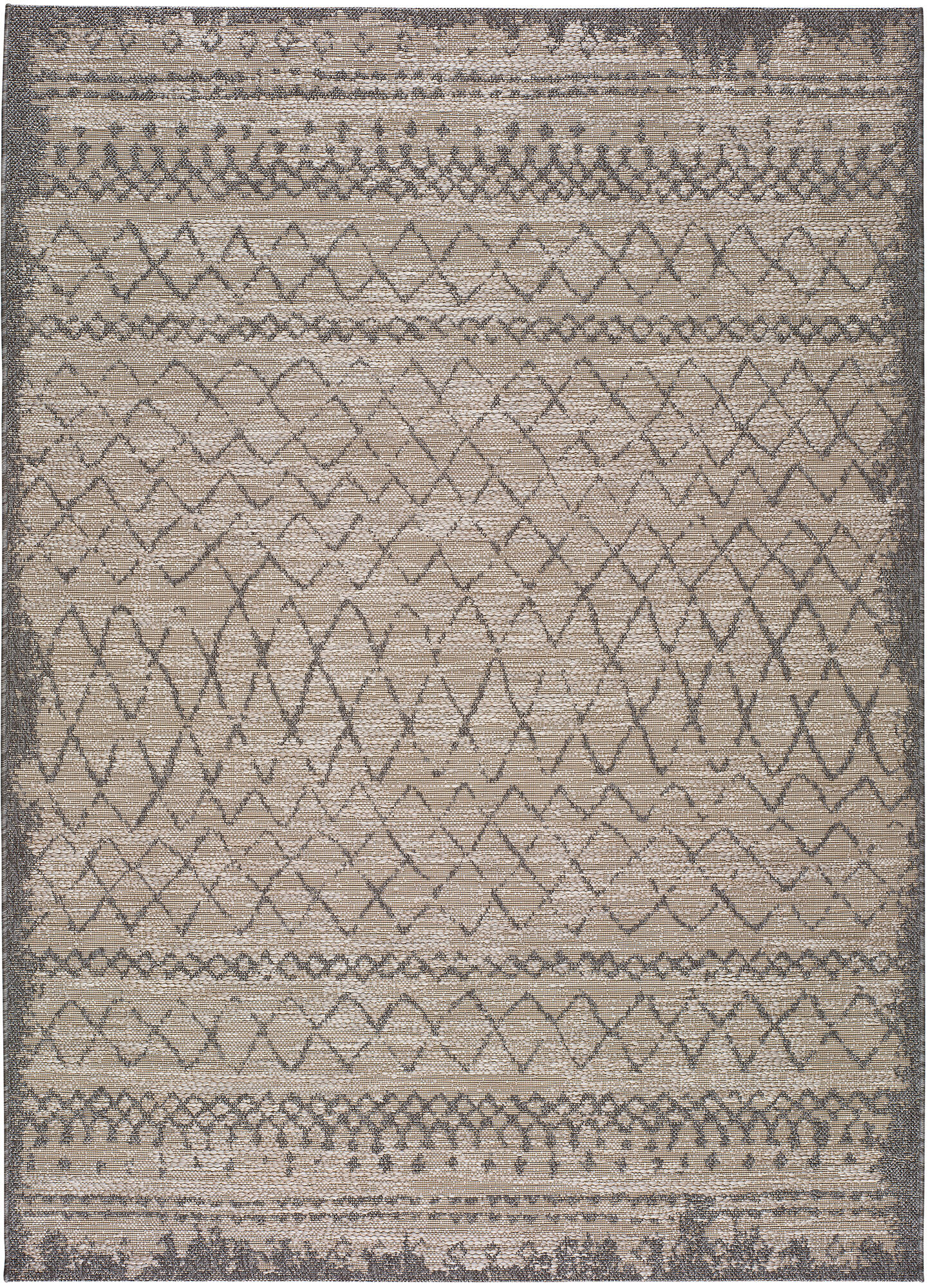 Alfombra exterior/interior polipropileno Python beige 160x230cm | Leroy ...