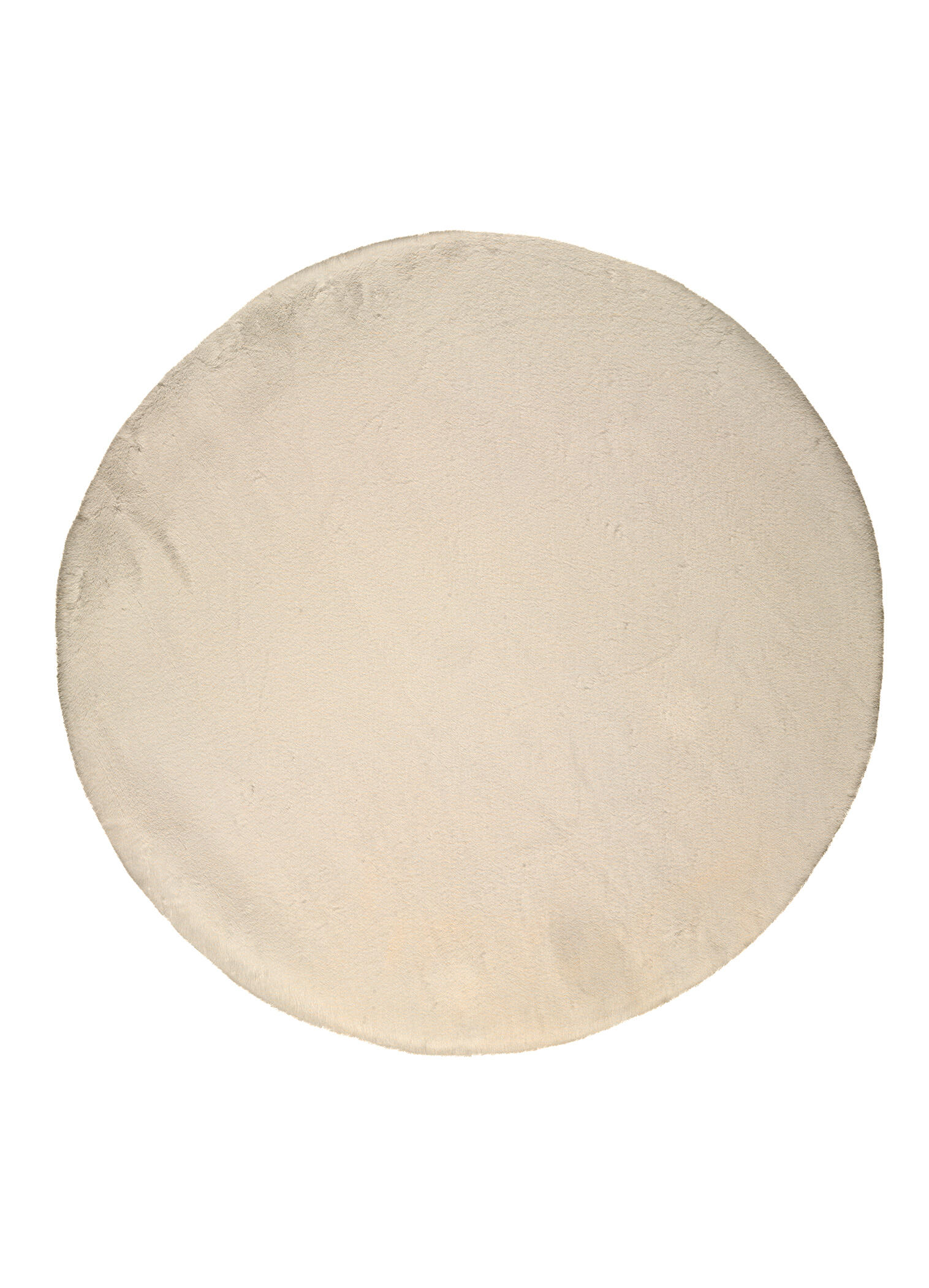 Alfombra poliéster fox beige redonda 120x120cm