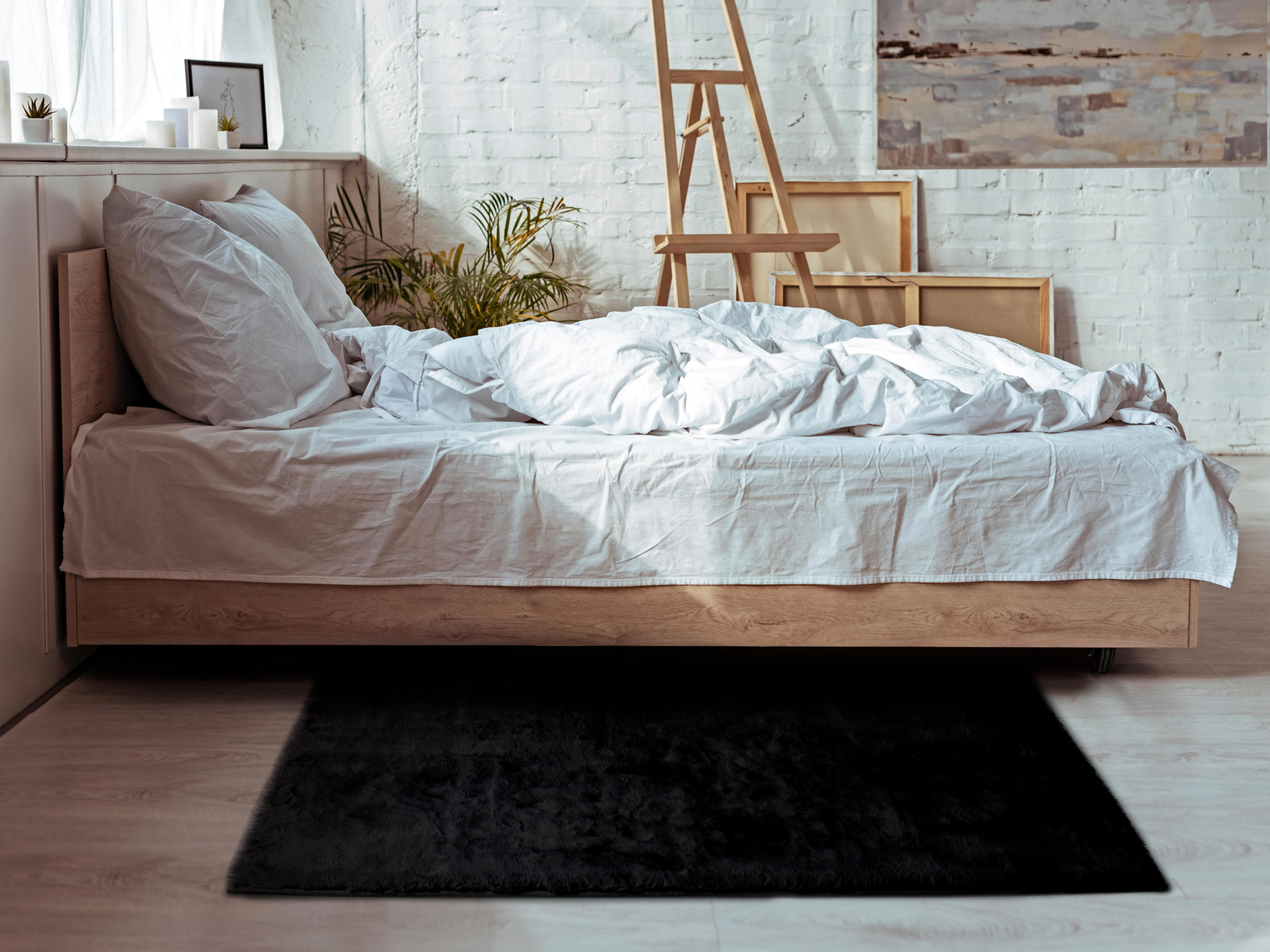 Tapete liso FOX PRETO 80X150CM - 3