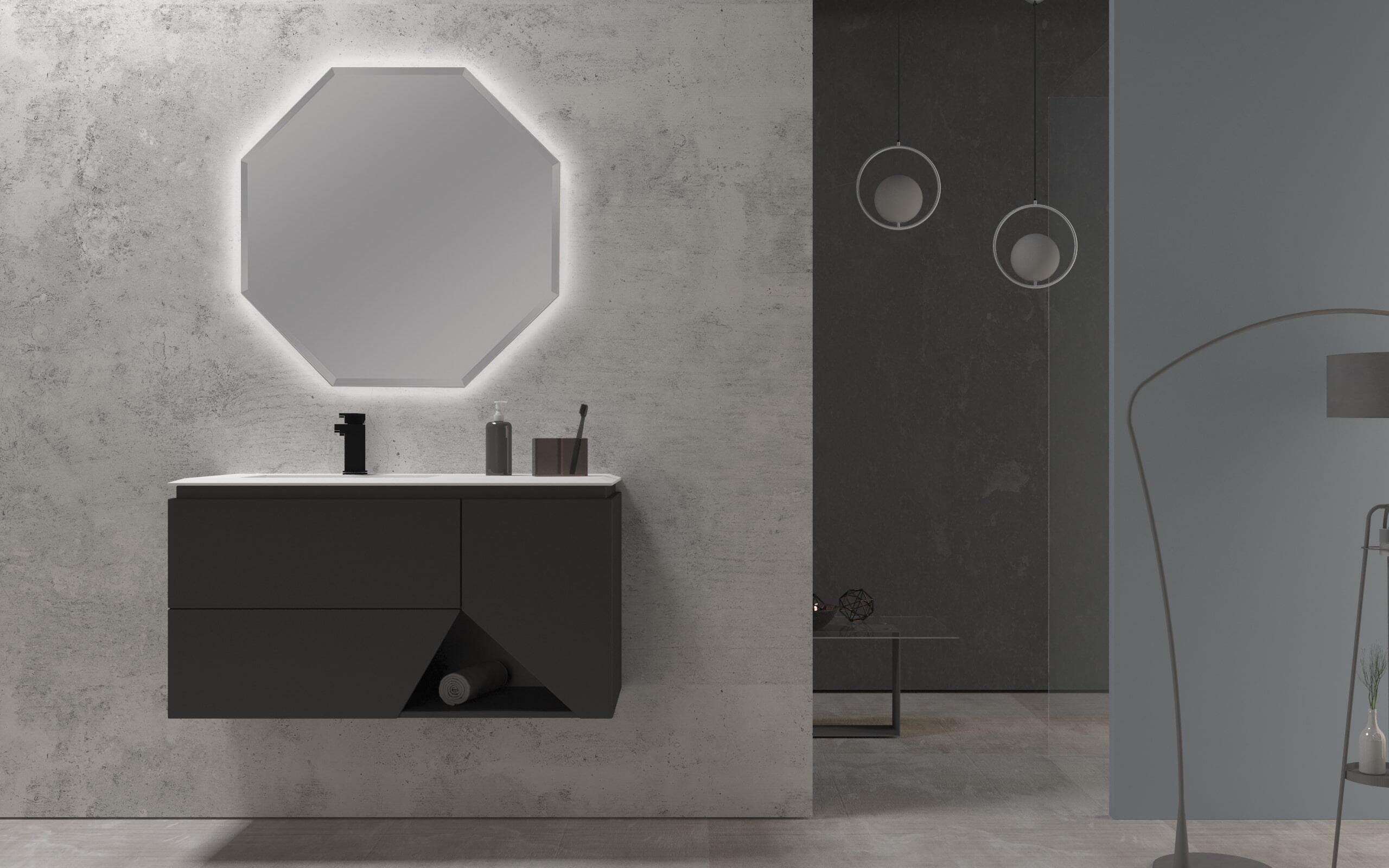Mobile TV 3 pezzi Grigio 60 x 30 x 30 cm Legno ingegnerizzato