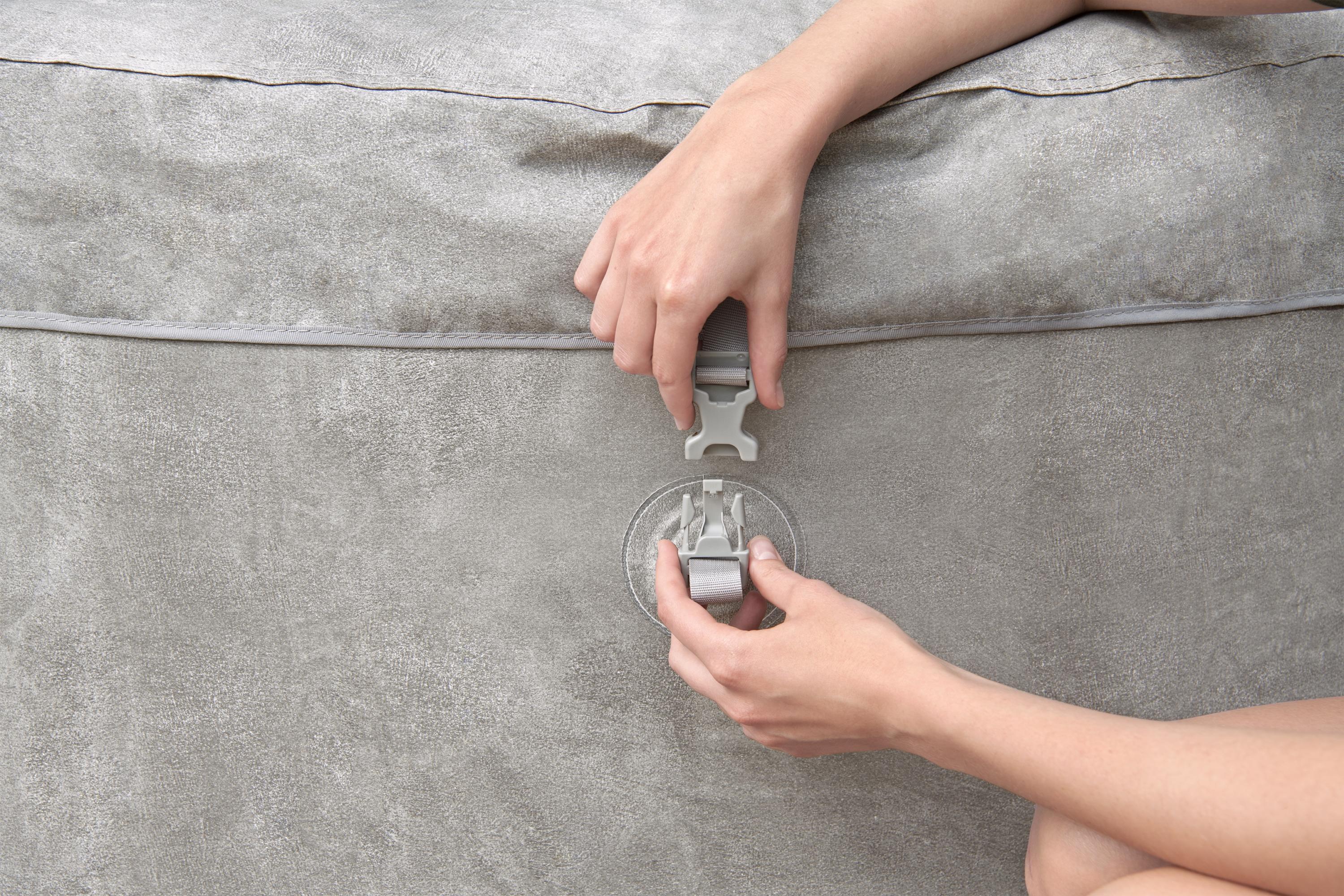 Spa de exterior hinchable Lay-Z Zurich de 180x66x180cm con 4 plazas
 - 16