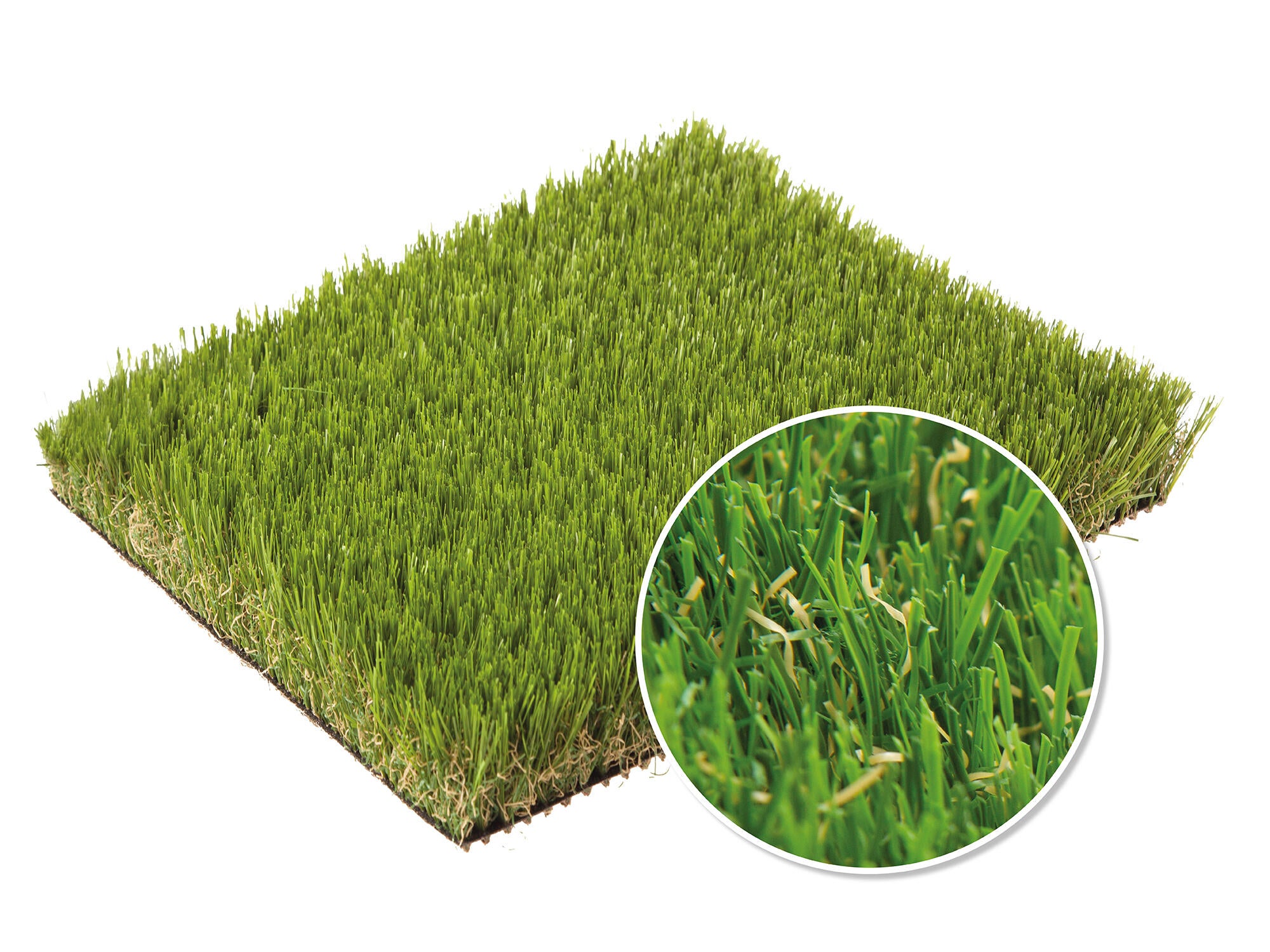 Rolo de relva artificial NATERIAL MILOS 40MM 1X5M 5% reciclado 19950 pontadas m2 e 1020 DTex - 7