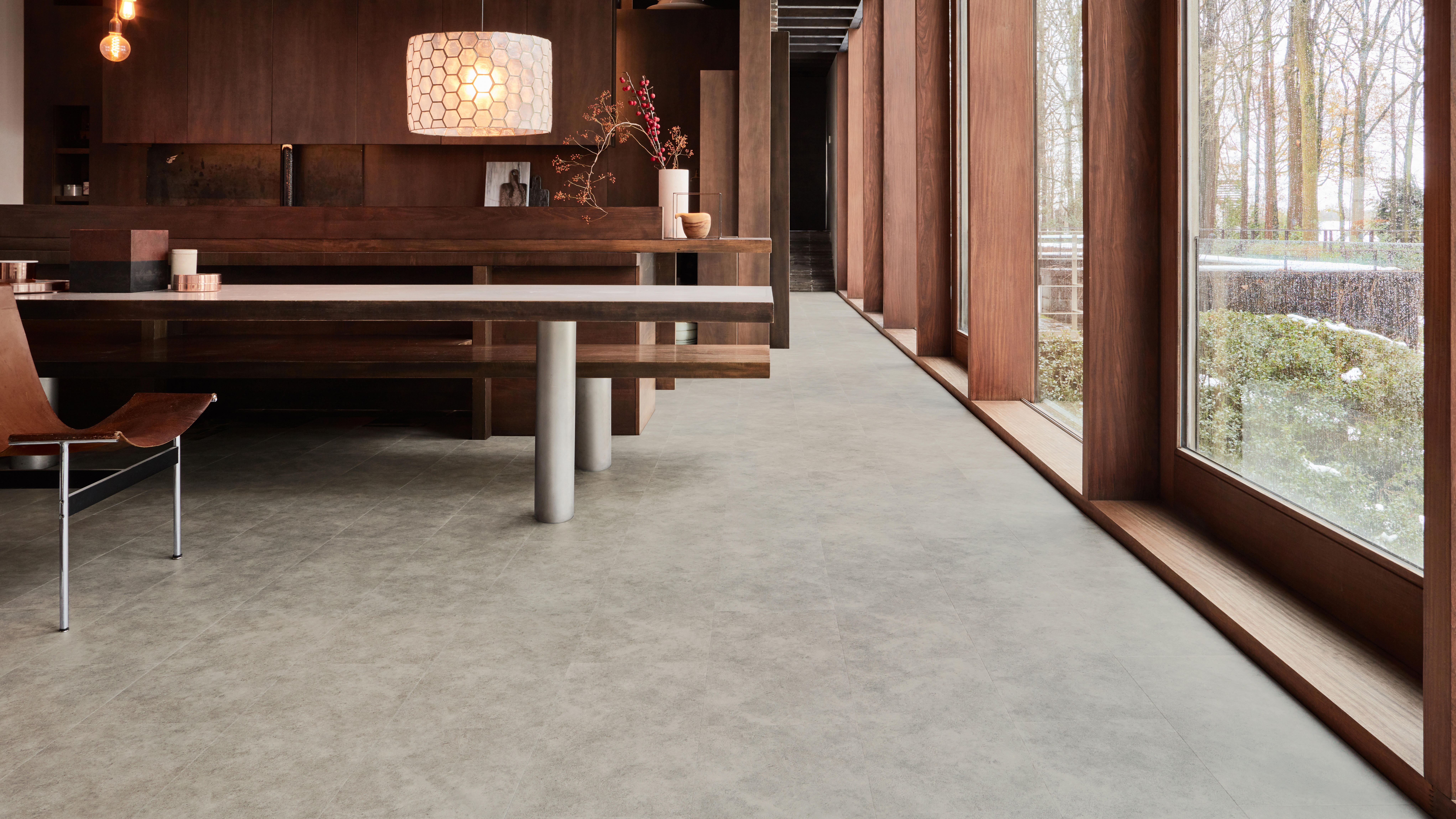 Pavimento vinílico PVC click flutuante Artens Starfloor Ultimate Timeless Concrete 6,5 mm - 5