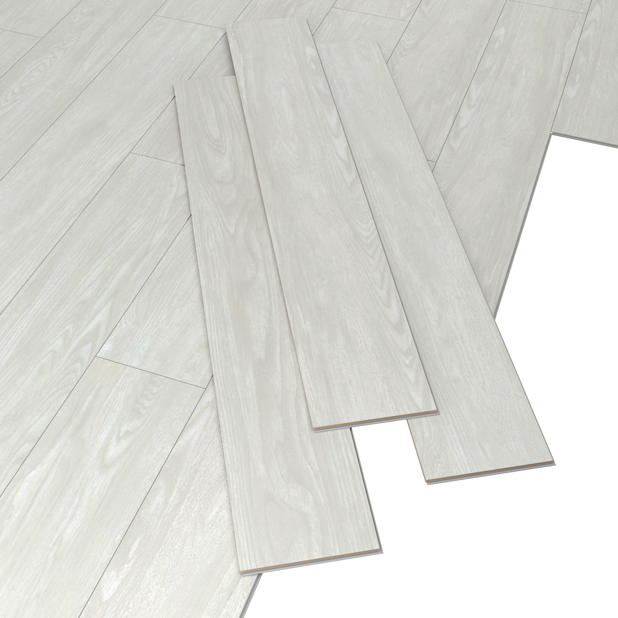 Pavimento vinílico PVC click flutuante Polar médio Artens 4 mm GR105 - 4