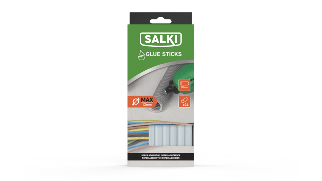 Barra de cola termofusible SALKI universal SUPER ADHESIÓN MAX