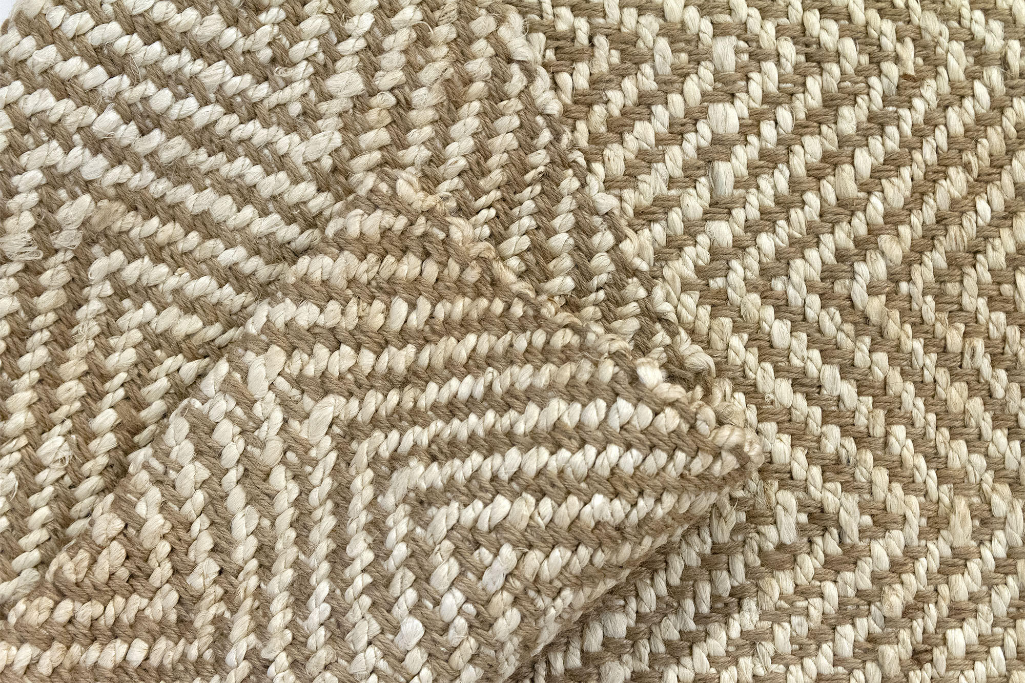 Tapete juta ISTAN 120X170CM BRANCO - 7