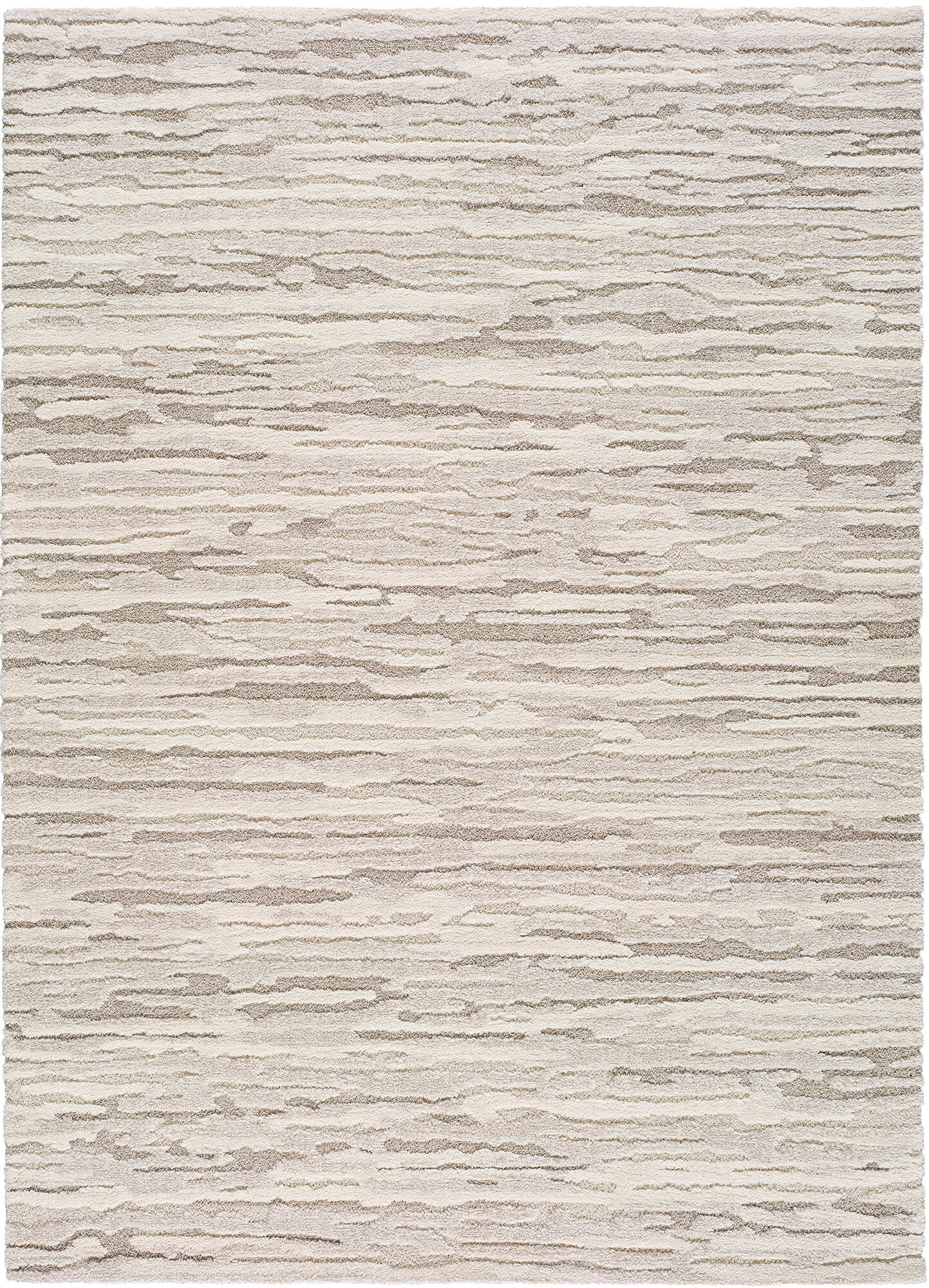 Alfombra pie de cama polipropileno yen beige 80x150cm