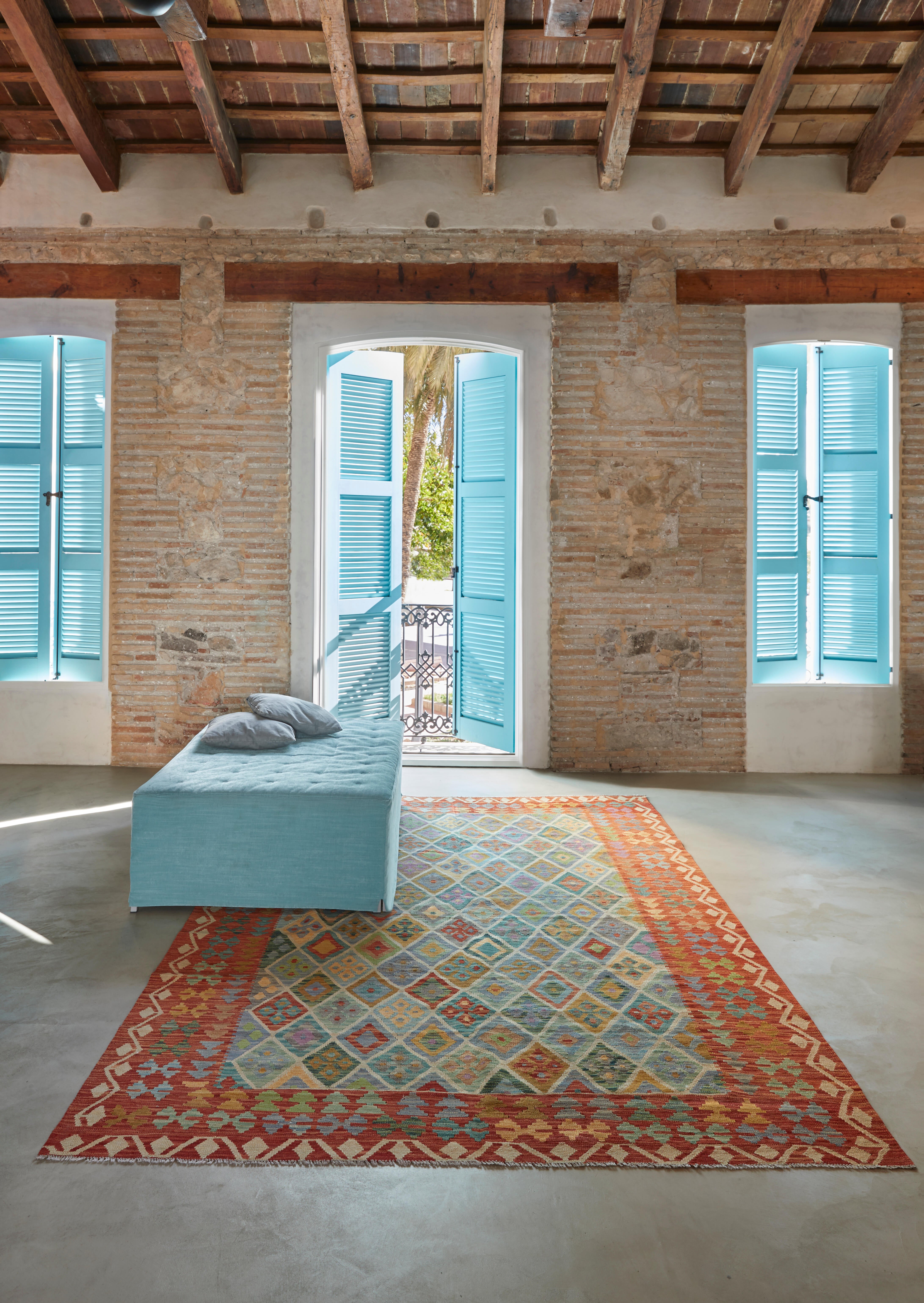 Tapete 100x150 cm kilim herat multicor - 3