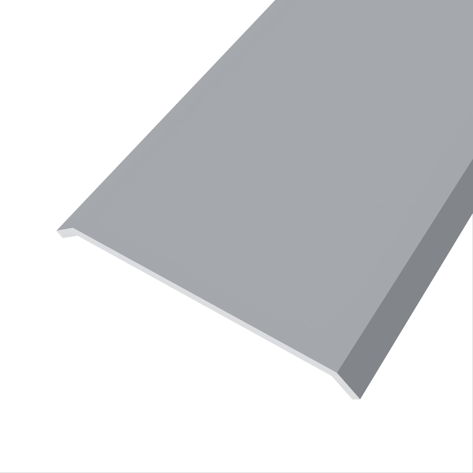 Perfil de dilatación de acero inoxidable gris / plata 83 cm