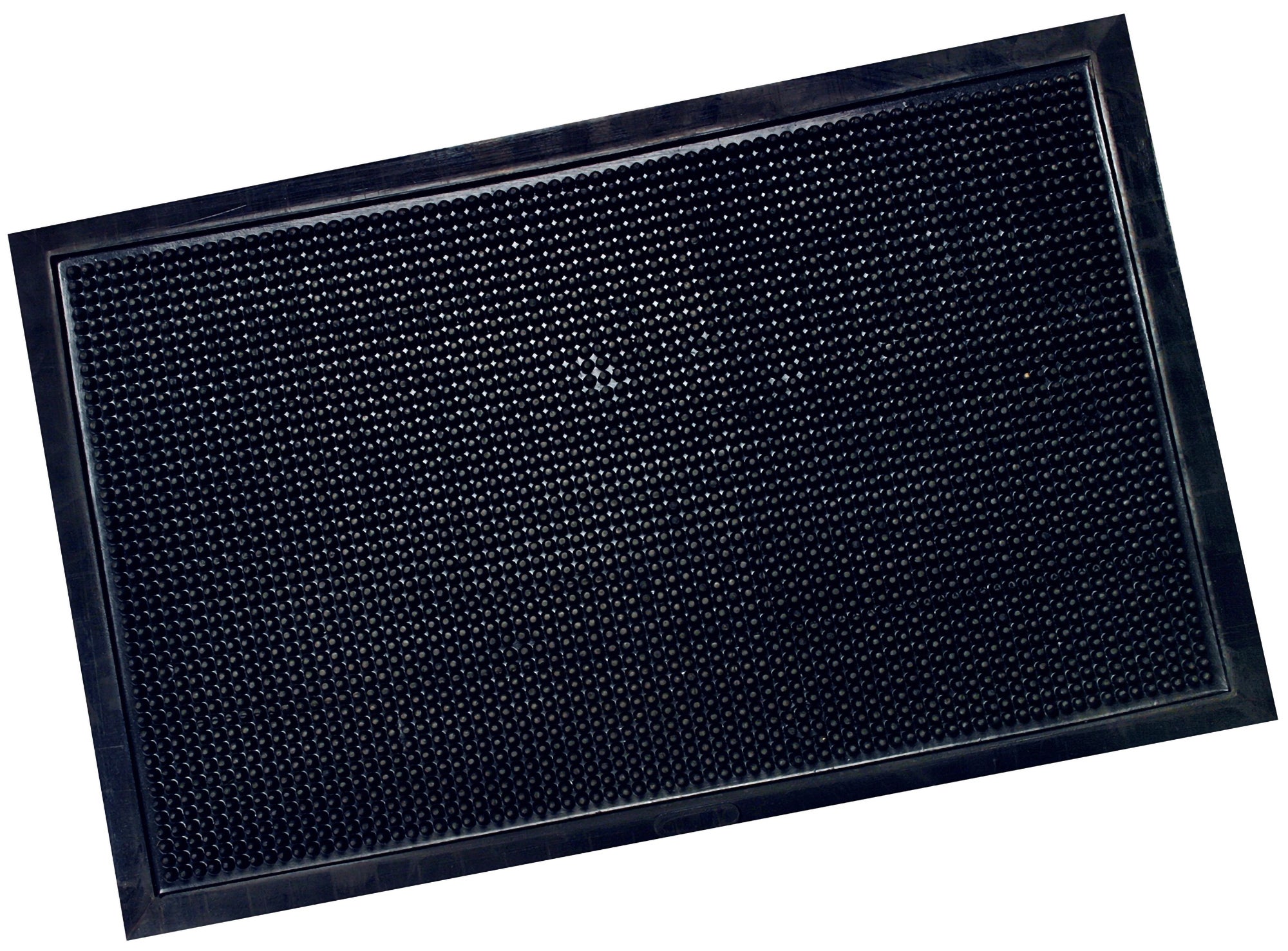 Felpudo goma cepillo nº5 negro 80x120cm