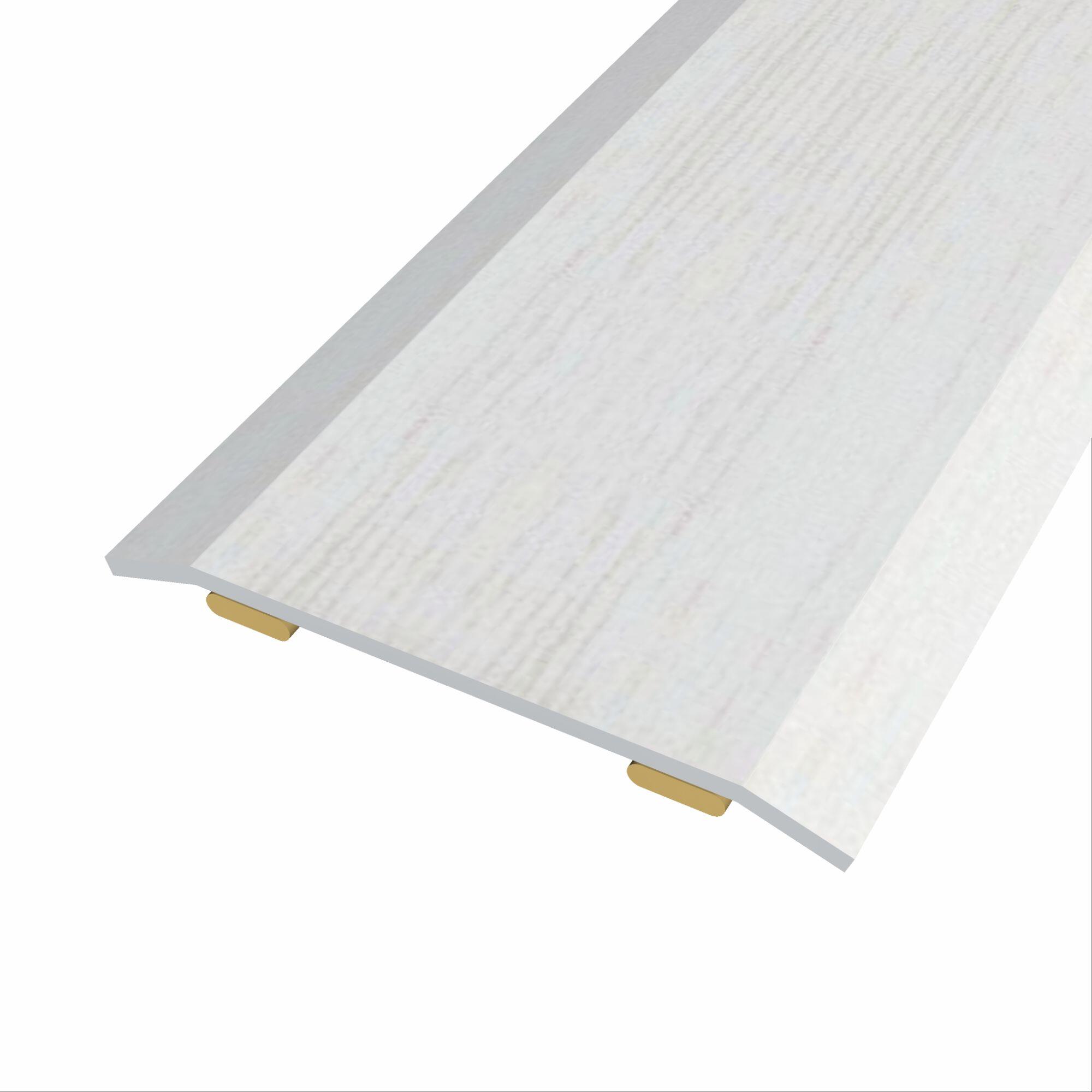 Perfil de acabado de acero inoxidable blanco 83 cm - 2