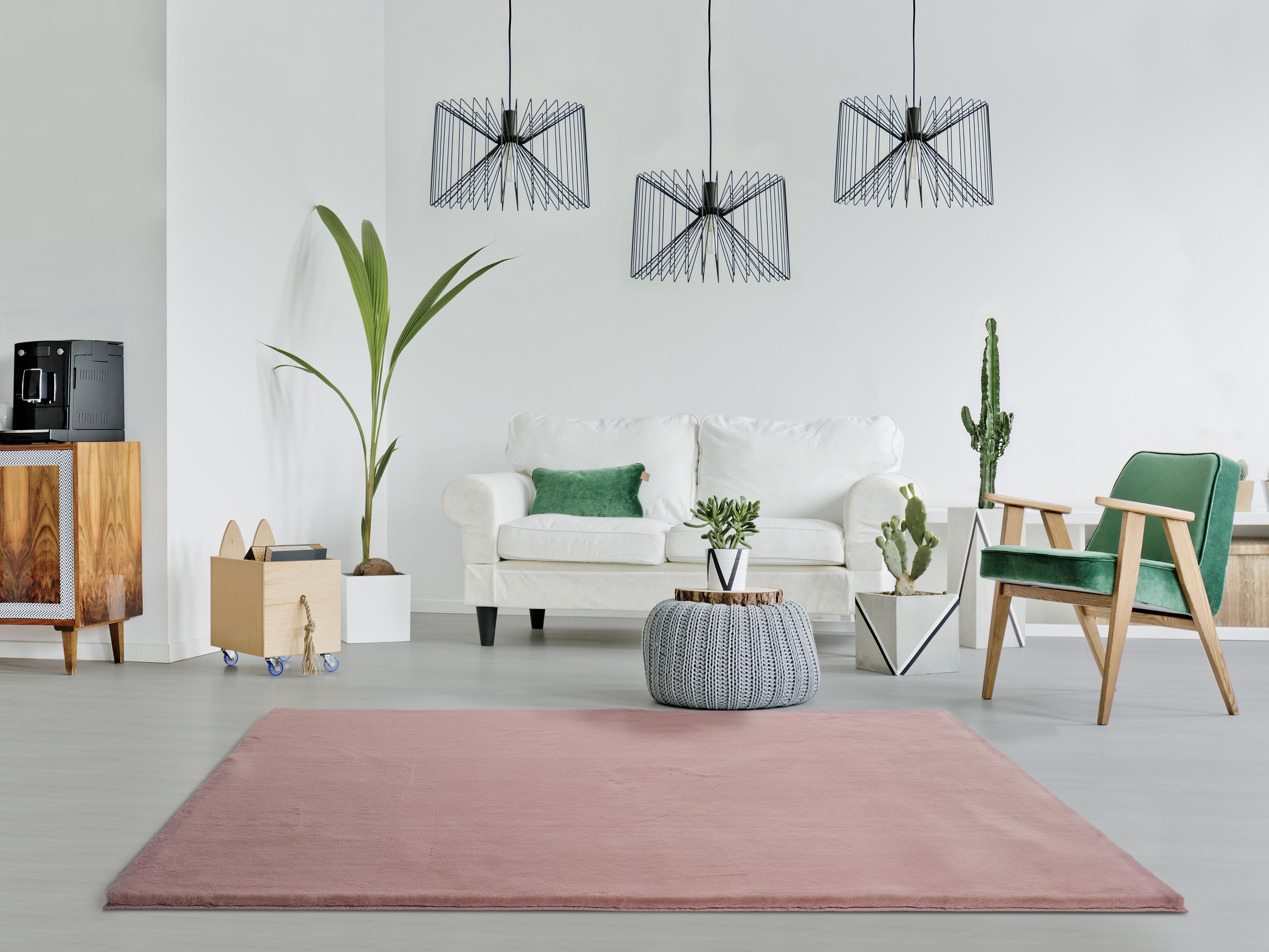 Tapete liso FOX ROSA 160X230CM - 2