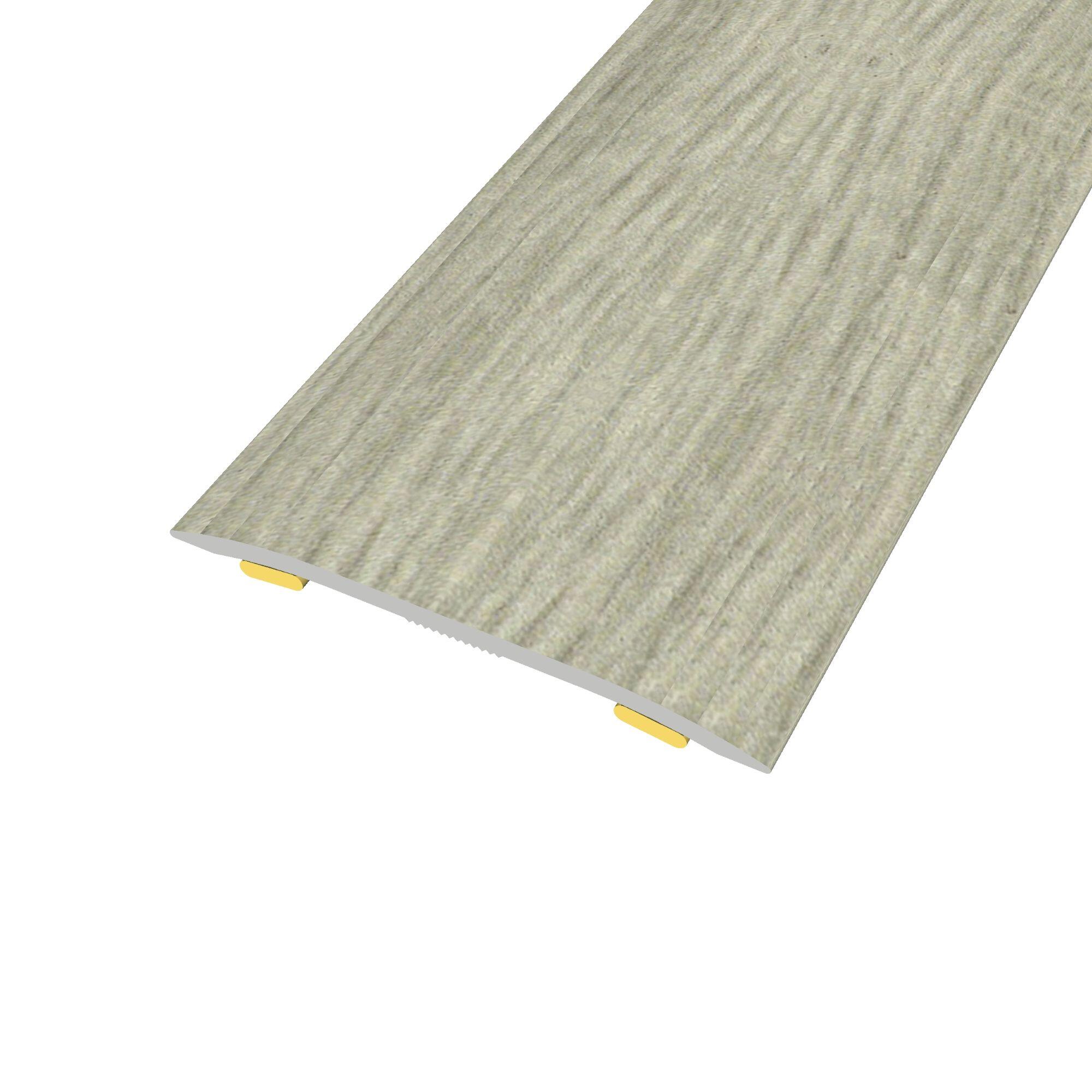Perfil de acabado de aluminio blanco 90 cm mod005