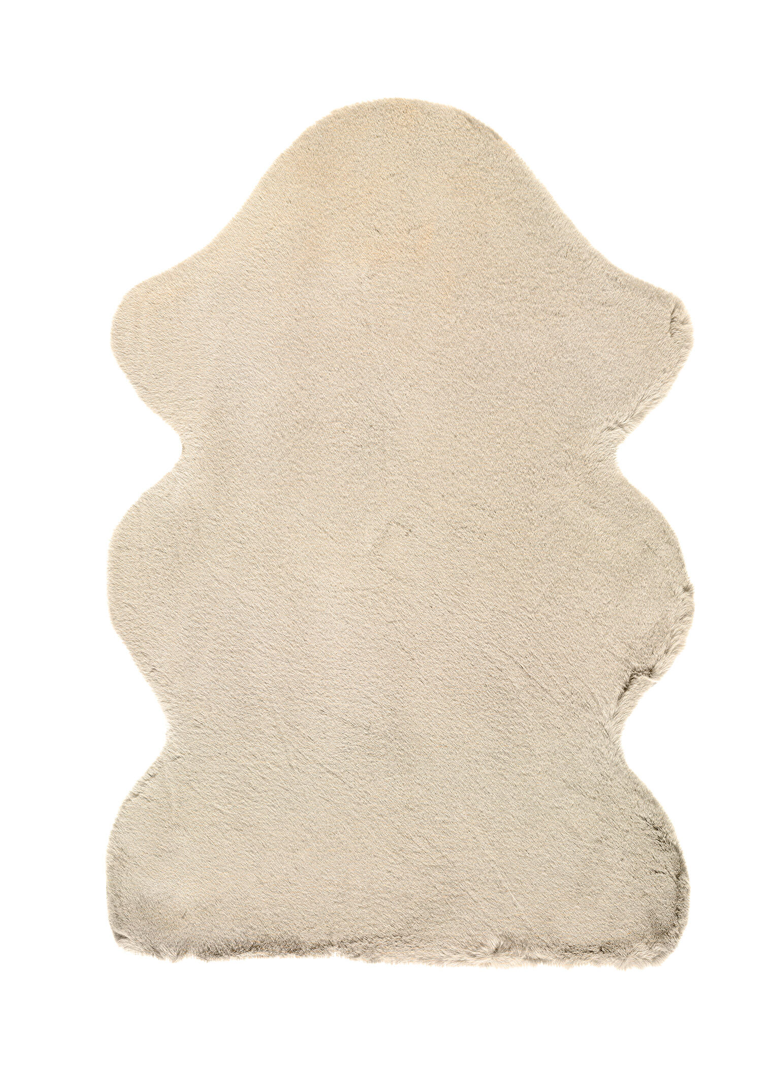 Alfombra pie de cama poliéster fox beige 60x90cm
