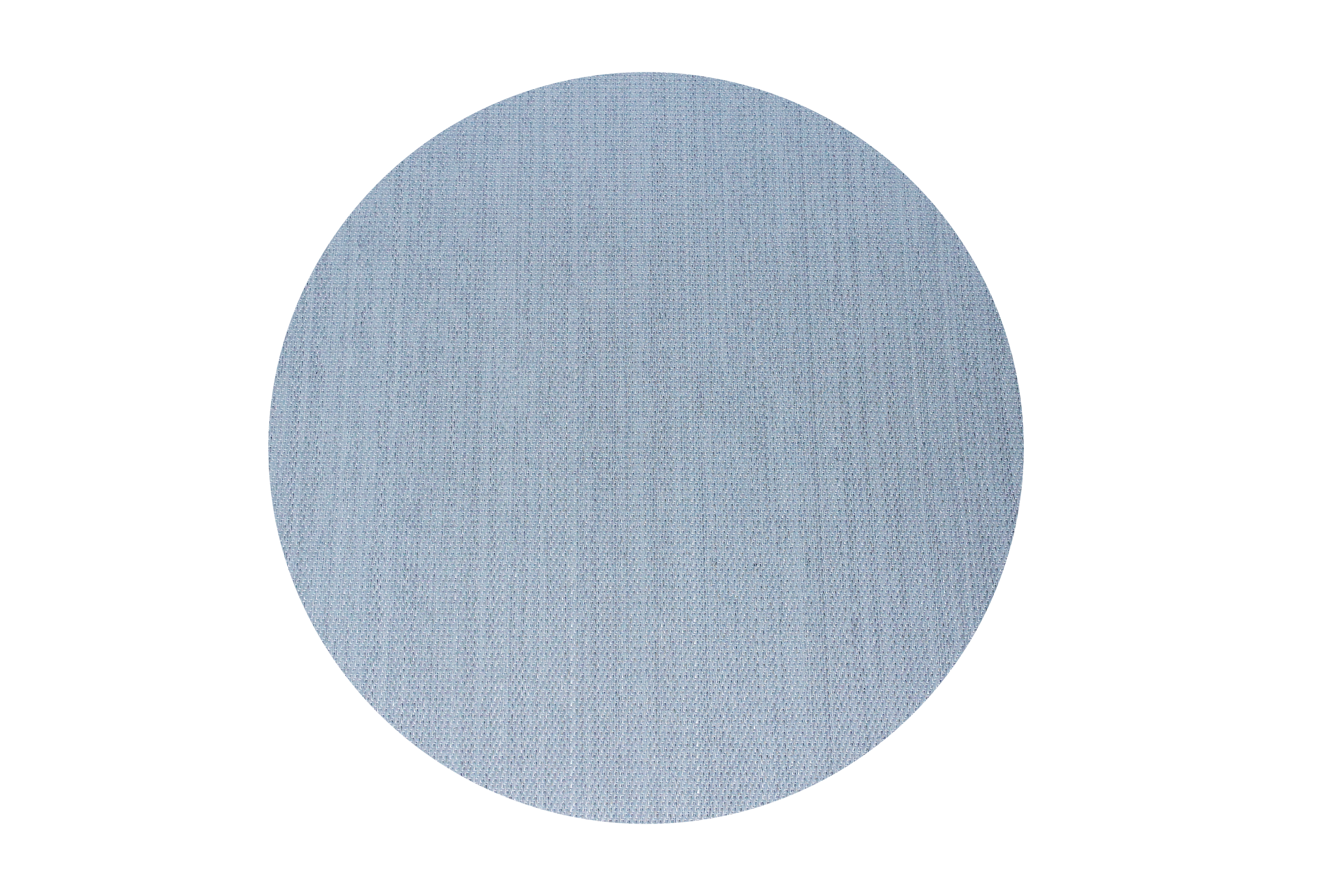 Alfombra exterior/interior pvc teplon fresh gris plata redonda 160x160cm