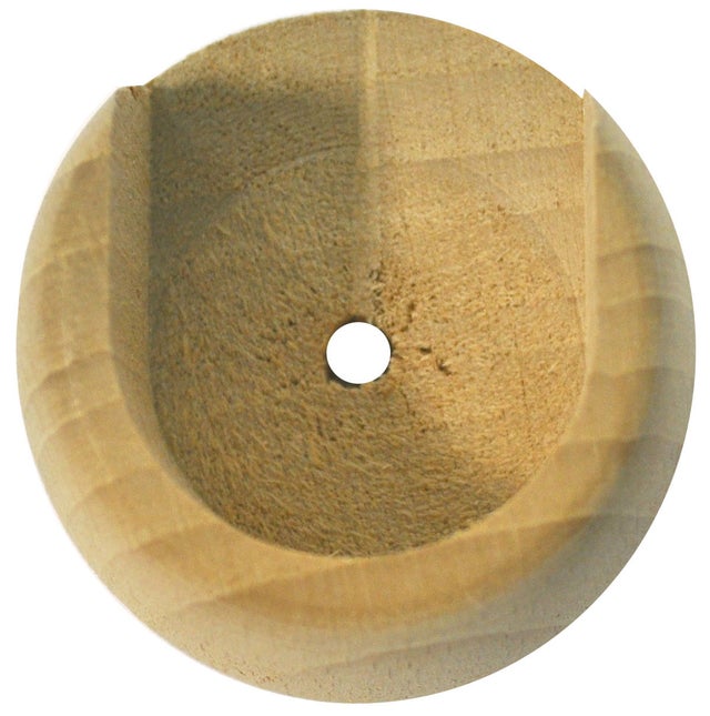 Lot de 2 supports tringle à rideau Naissance design, 28 mm chêne clair lasuré IN
