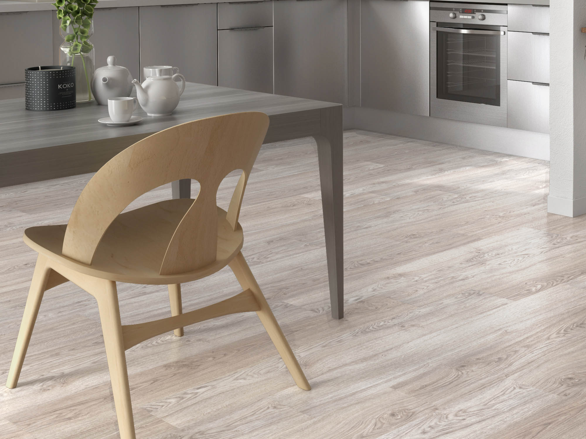 Pavimento flutuante laminado e vinílico