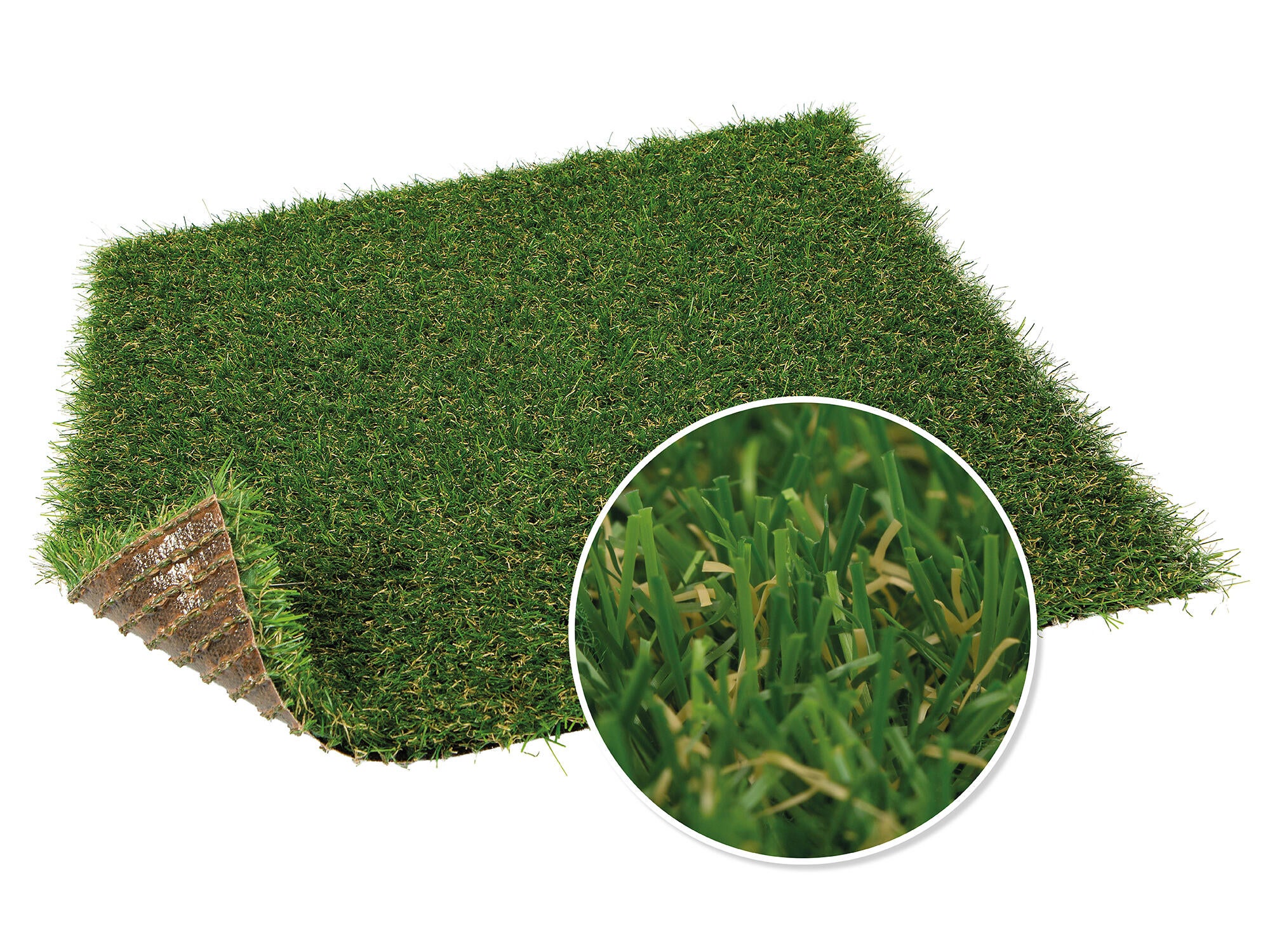 Rolo de relva artificial RODAS 20MM 2X5M - 6