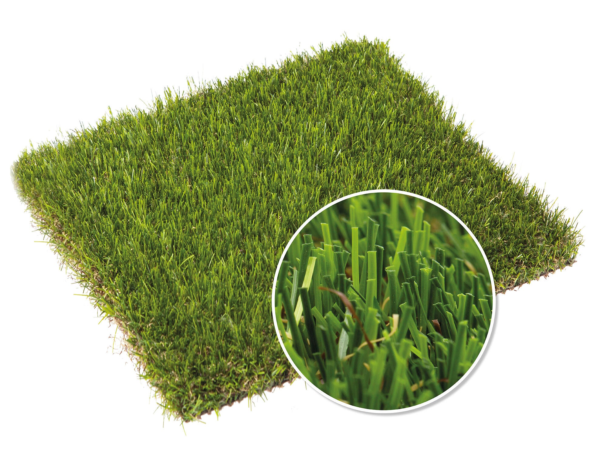 Rolo de relva artificial NATERIAL SANTORINI 35MM 1X5M 5% reciclado 15750 pontadas m2 e 12000 DTex - 11