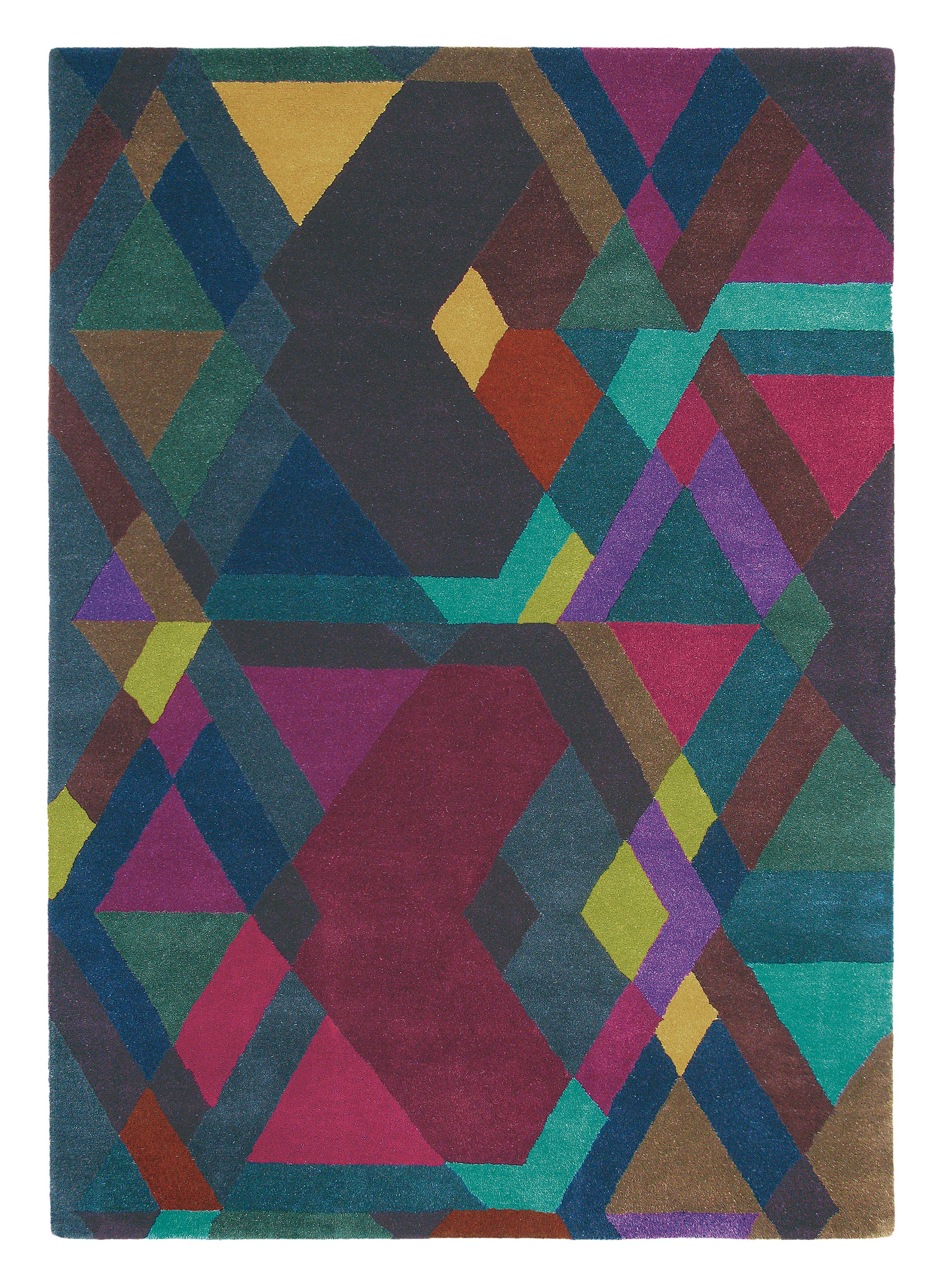 Alfombra lana y viscosa ted barker mosaic-dp-pur 170x240cm