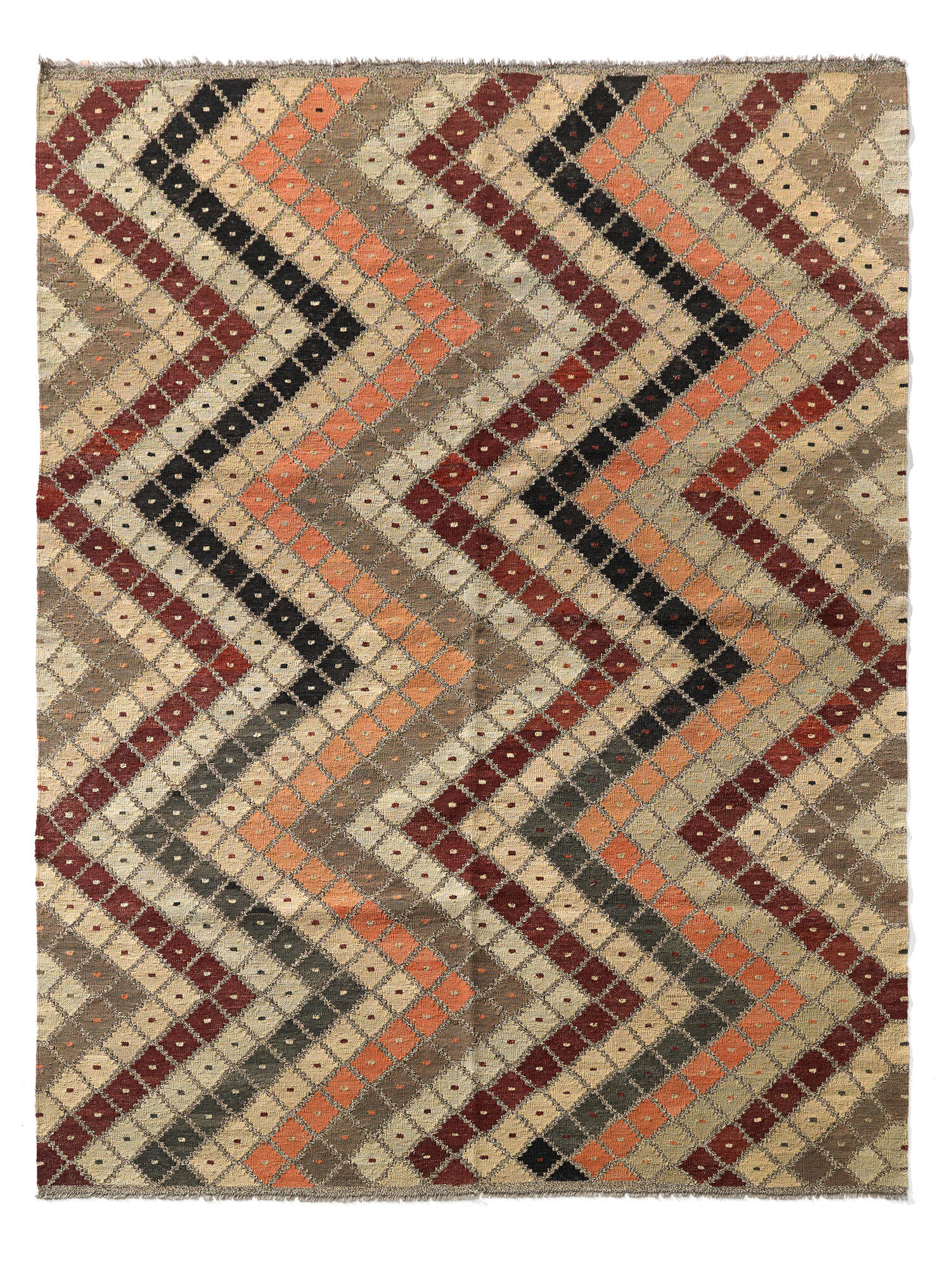 Alfombra lana tejido plano kilim herat 1 multicolor 170x240cm