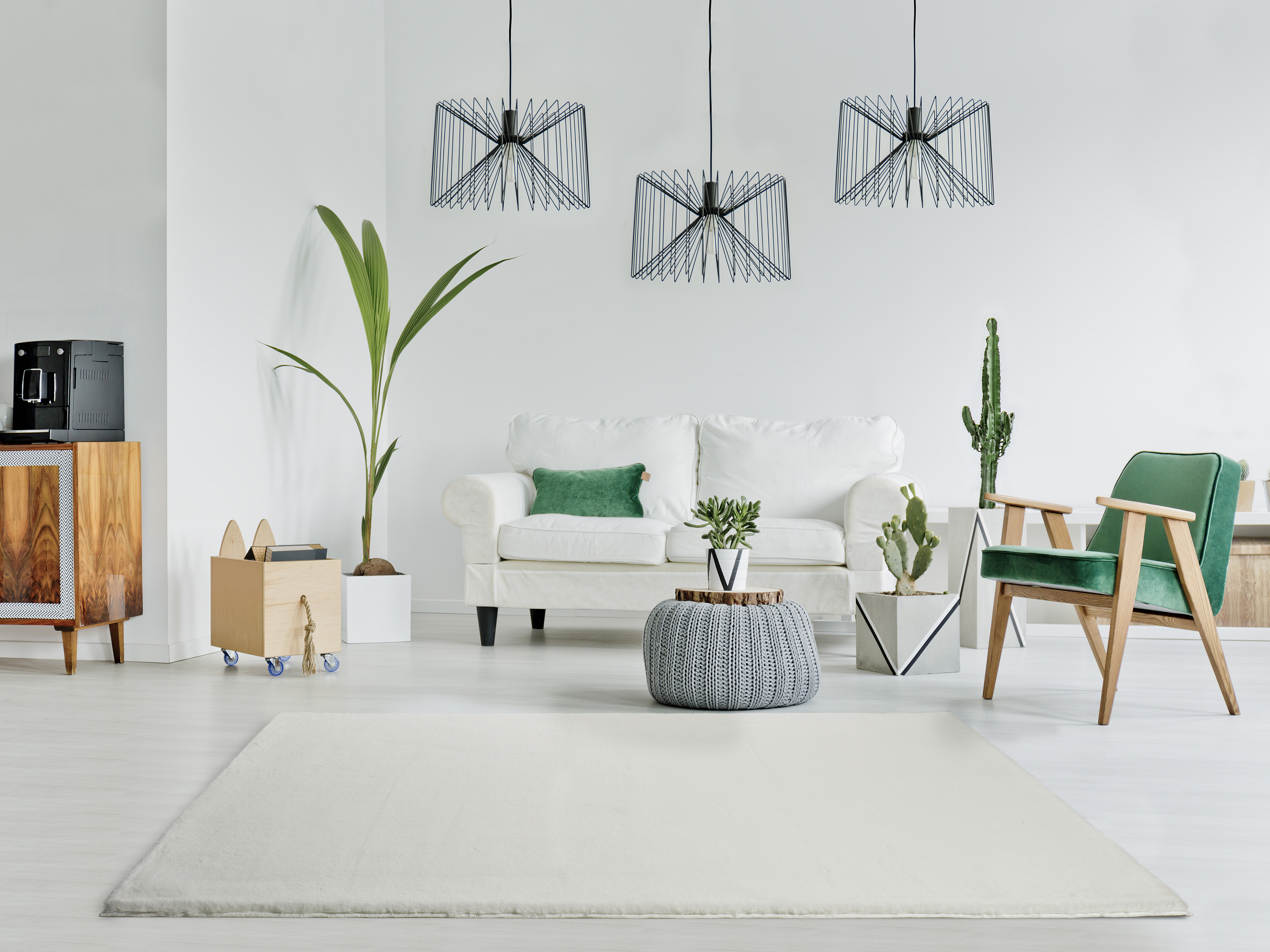 Tapete liso FOX BRANCO 80X150CM - 2