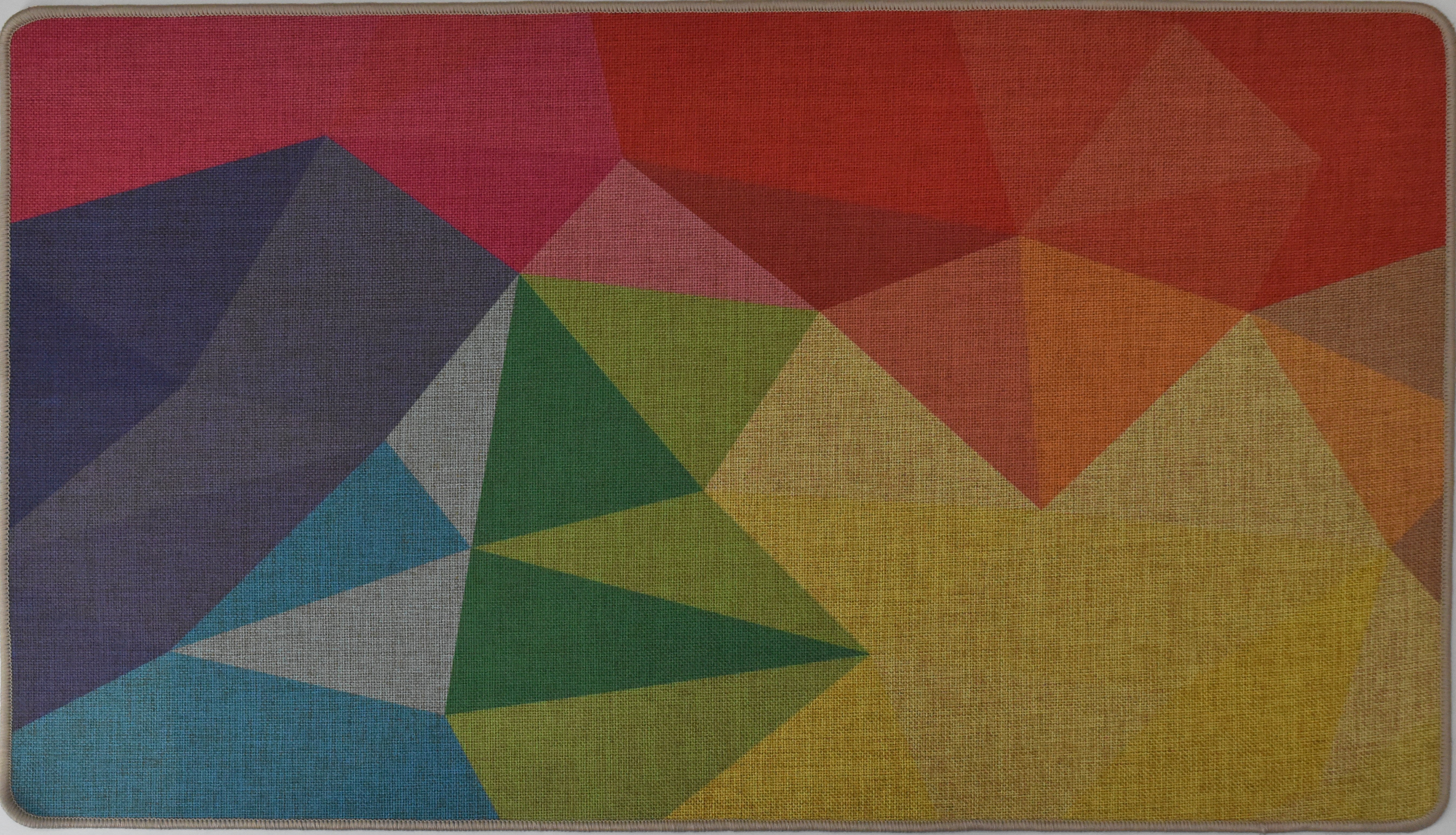 Alfombra poliéster, caucho natural novofloor colores multicolor 40x70cm