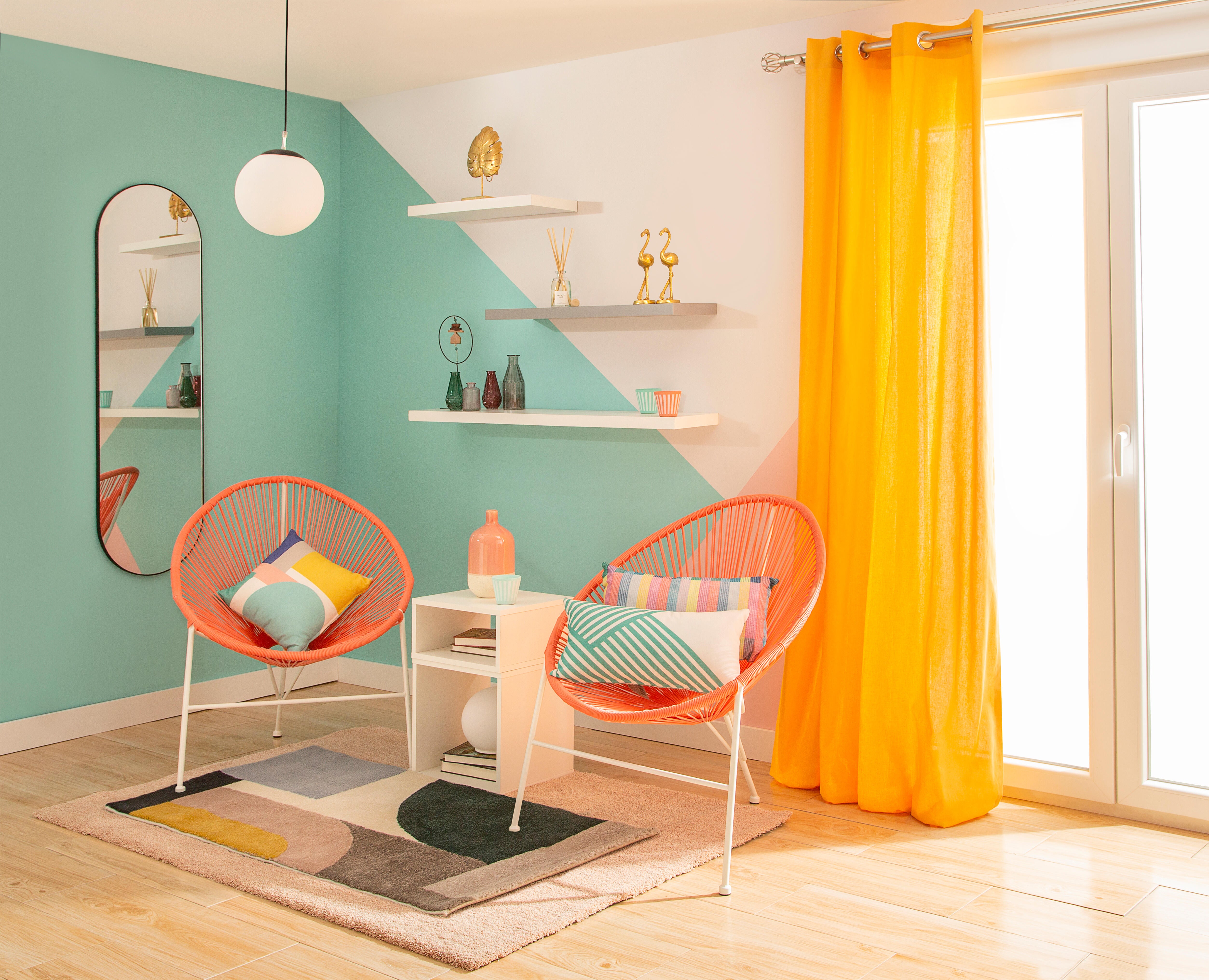 Tenda INSPIRE Sunny giallo, occhiello 140x280 cm - 10