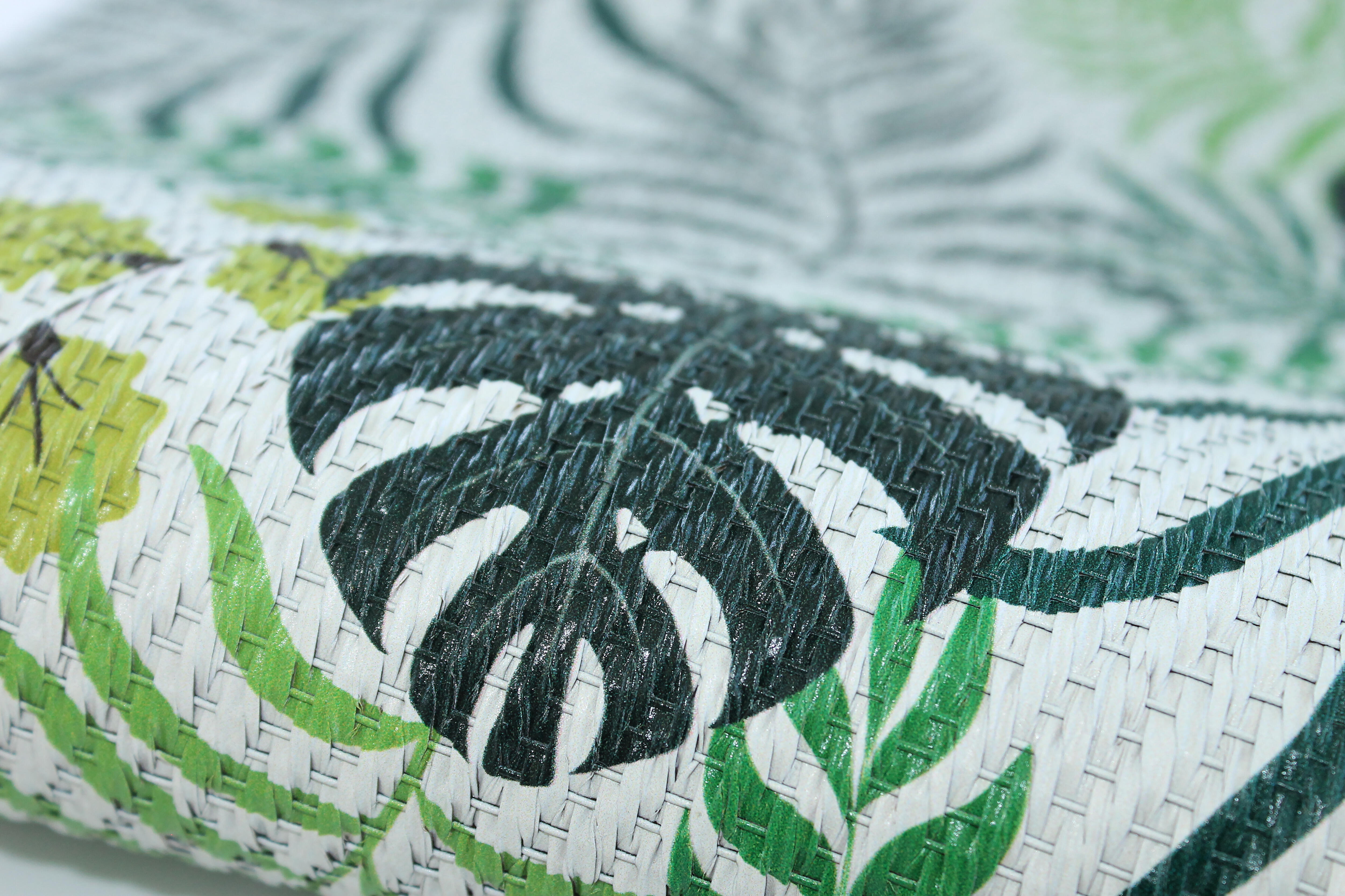 Alfombra exterior/interior pvc tejido plano base antideslizante teplon verde 160x240cm