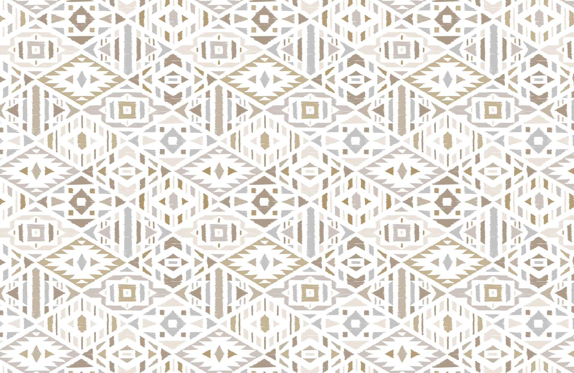 Alfombra exterior/interior pvc tejido plano base antideslizante etnicos beige 195x300cm