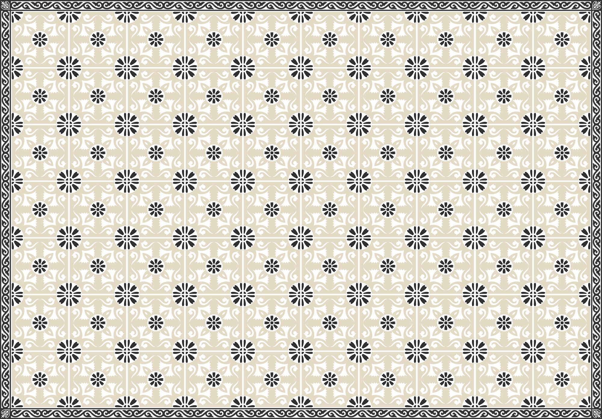 Alfombra pvc magarta exterior/interior 160x230cm tejido plano base antideslizante geométrico amarillo