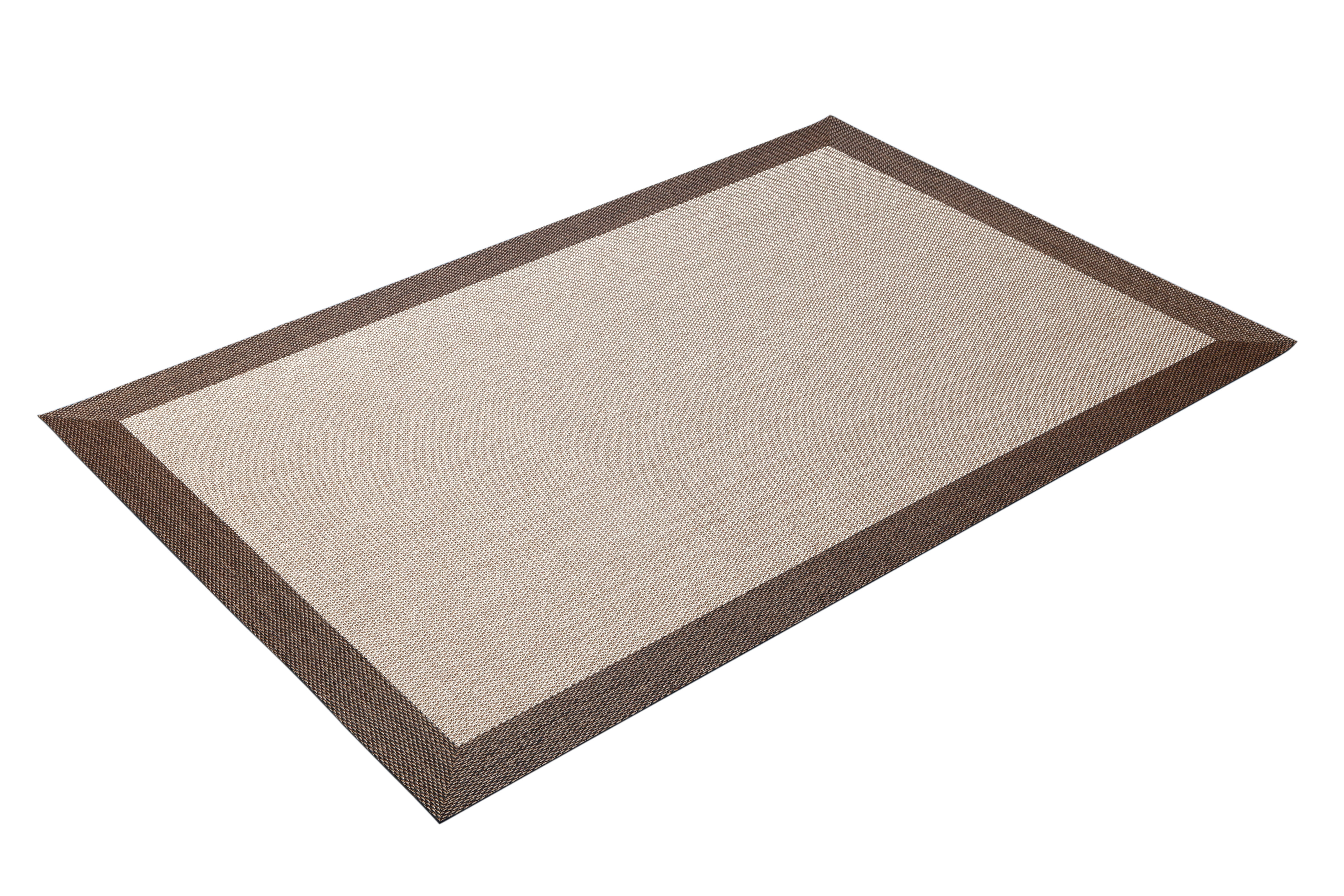 Alfombra pie de cama ext/int pvc teplon natural beige / bronce 70x120cm