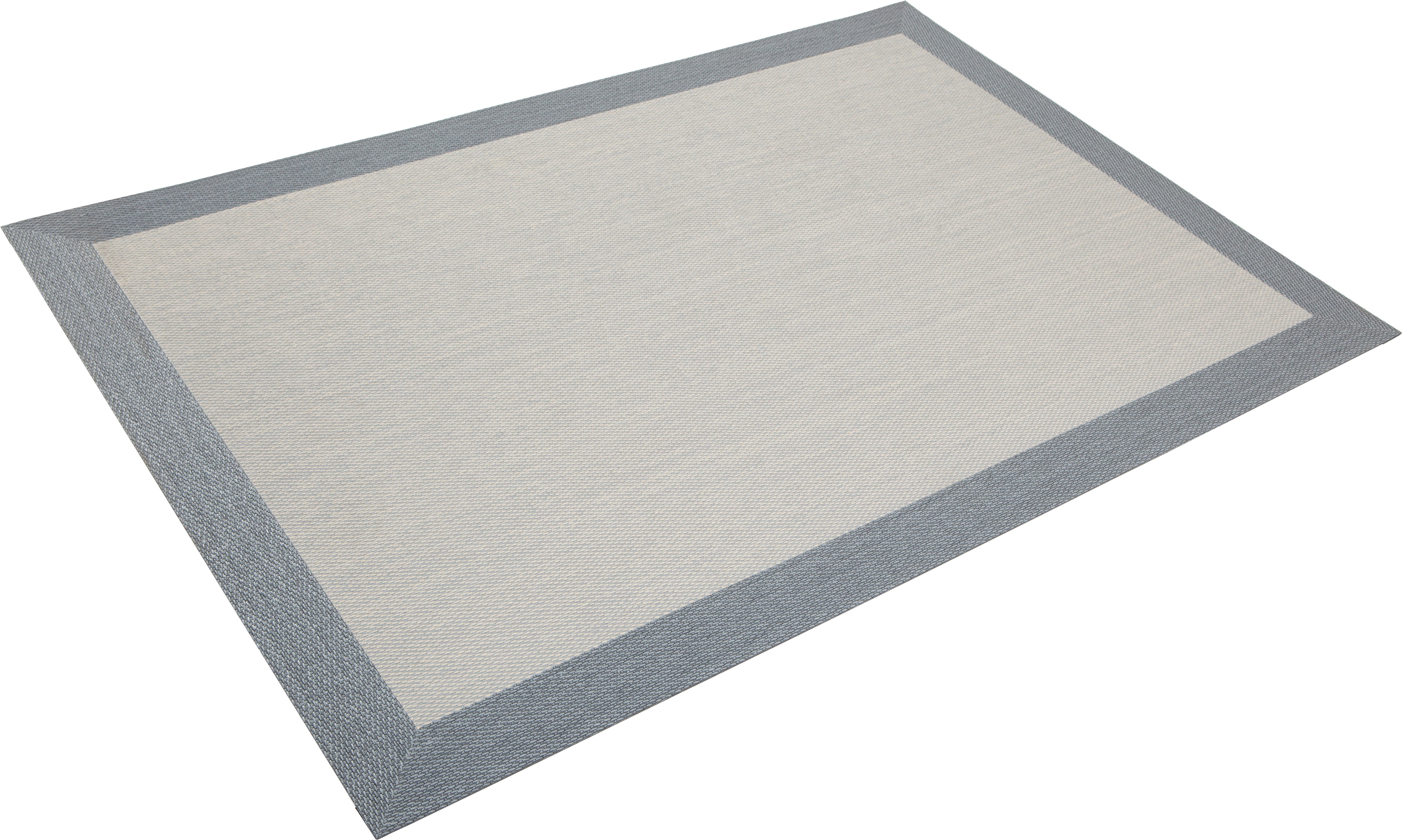 Alfombra exterior/interior pvc pelo corto base antideslizante teplon seda / gris 120x180cm