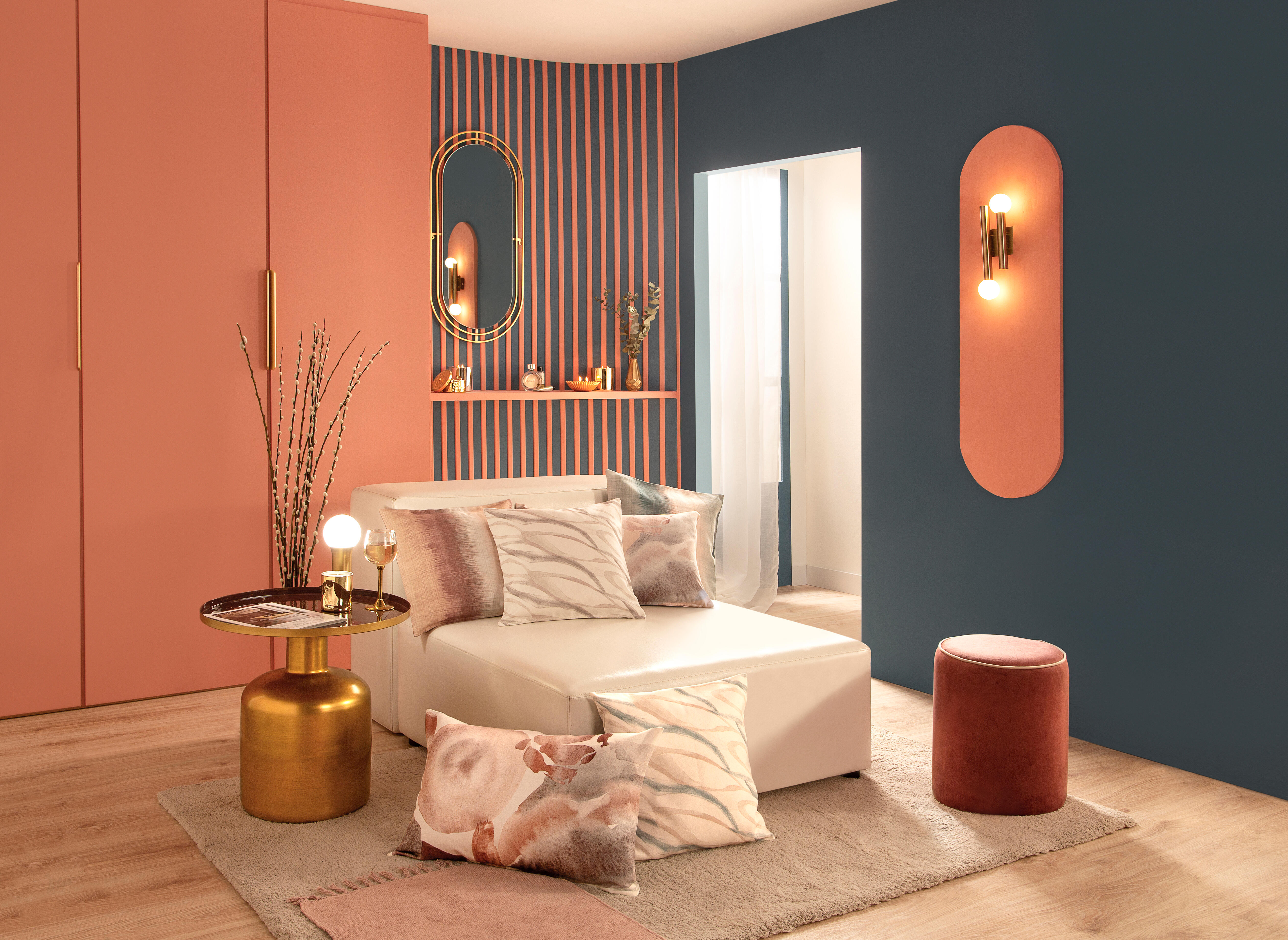 Cortinado fita e/ou presilha Abby 200x280cm branco Inspire - 21