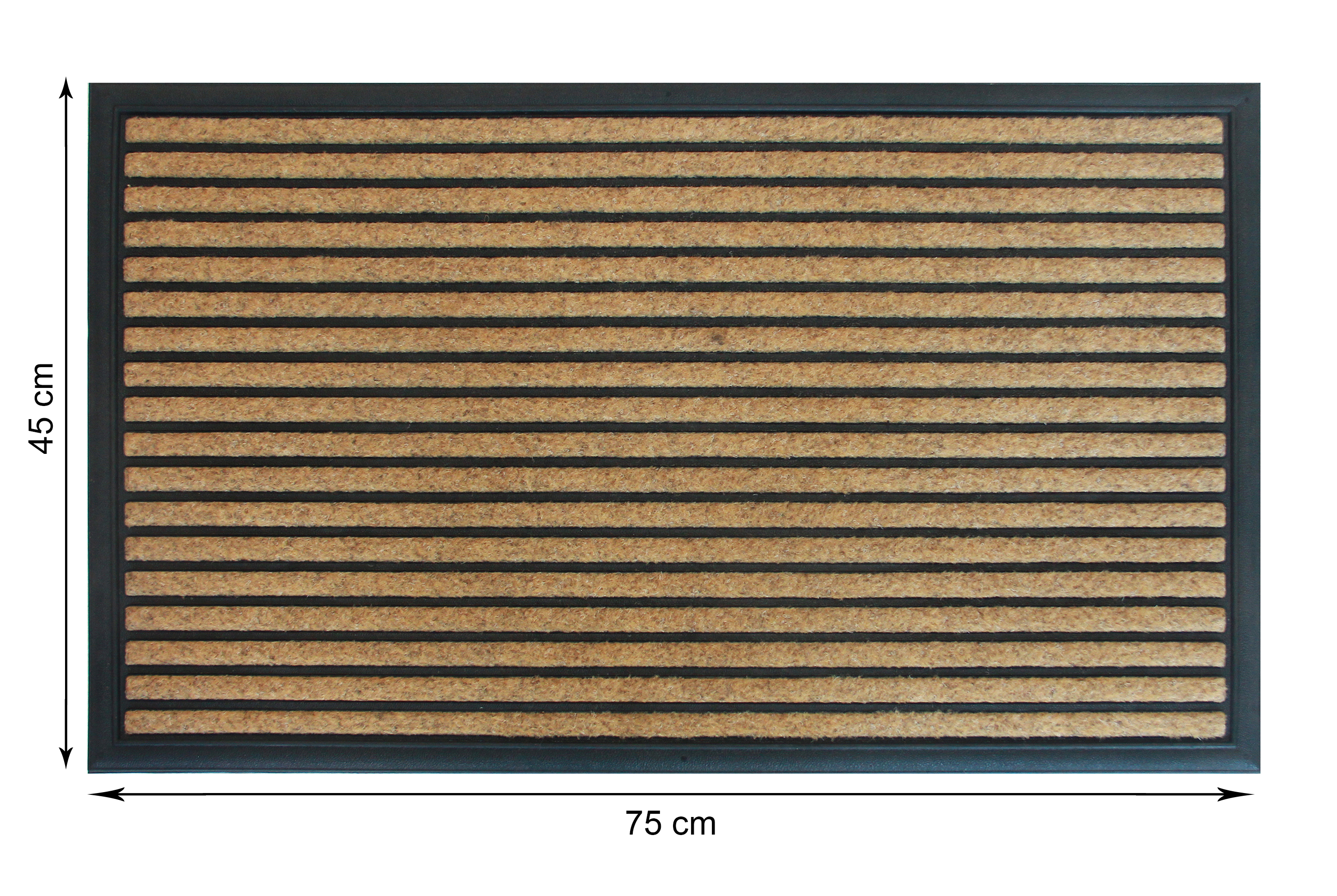 Tapete de entrada INSPIRE BALIA COCO/BORRACHA 45X75CM - 7