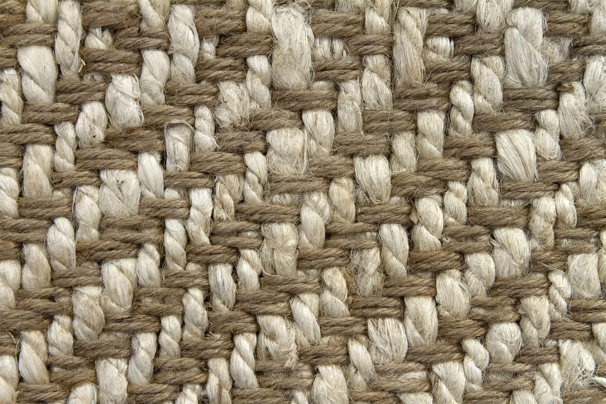 Tapete juta ISTAN 120X170CM BRANCO - 5