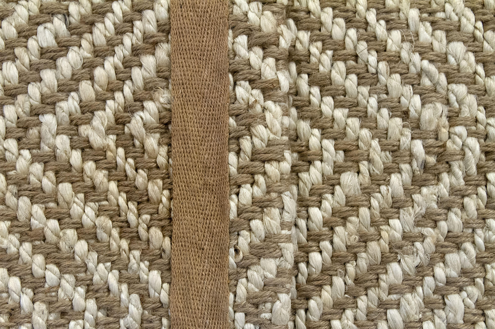 Tapete juta ISTAN 120X170CM BRANCO - 4