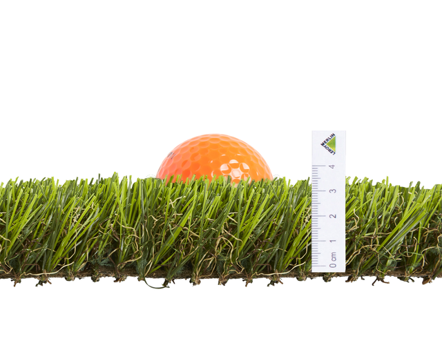 Rollo césped artificial Santorini 2x5m y 35mm alto de fibras y 15750 puntadas m²