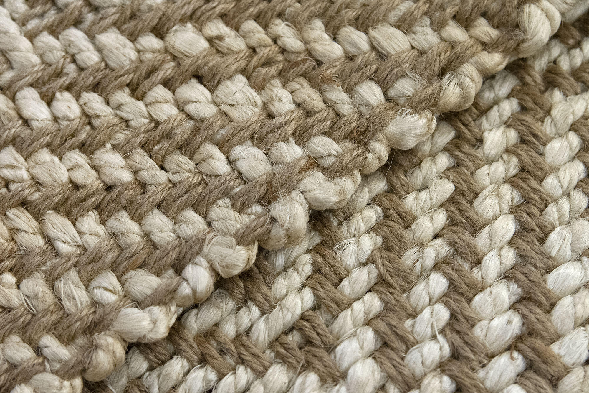 Tapete juta ISTAN 120X170CM BRANCO - 10