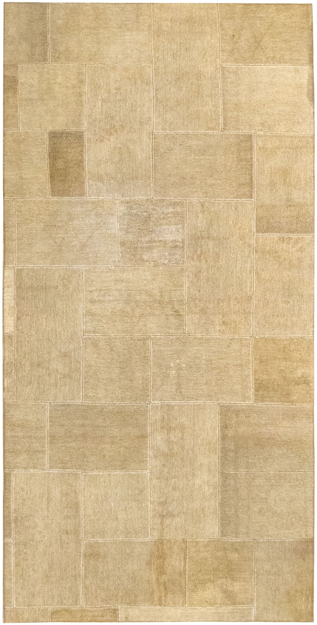 Alfombra de lana patchwork 2 140x279 cm