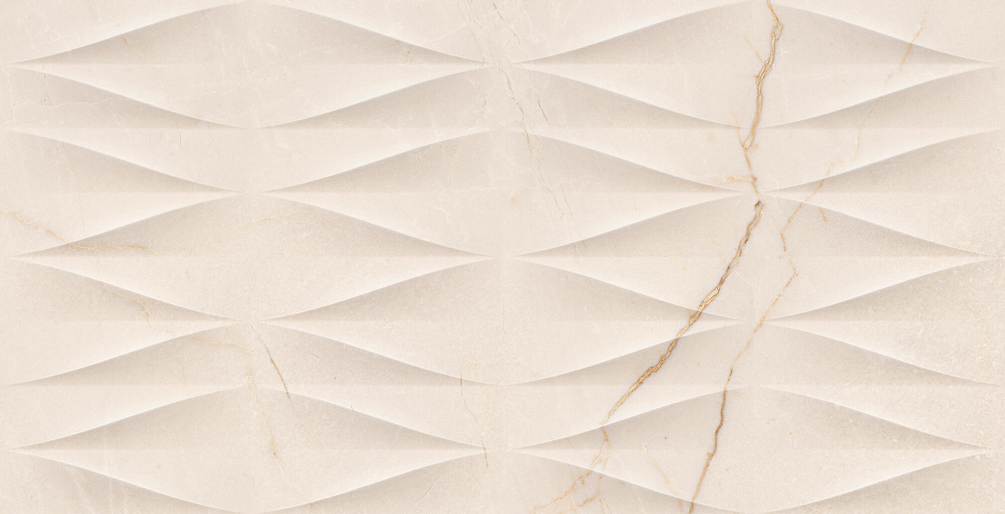 Azulejo porcelánico Avorio efecto mármol deco crema 32x62.5 cm - 5