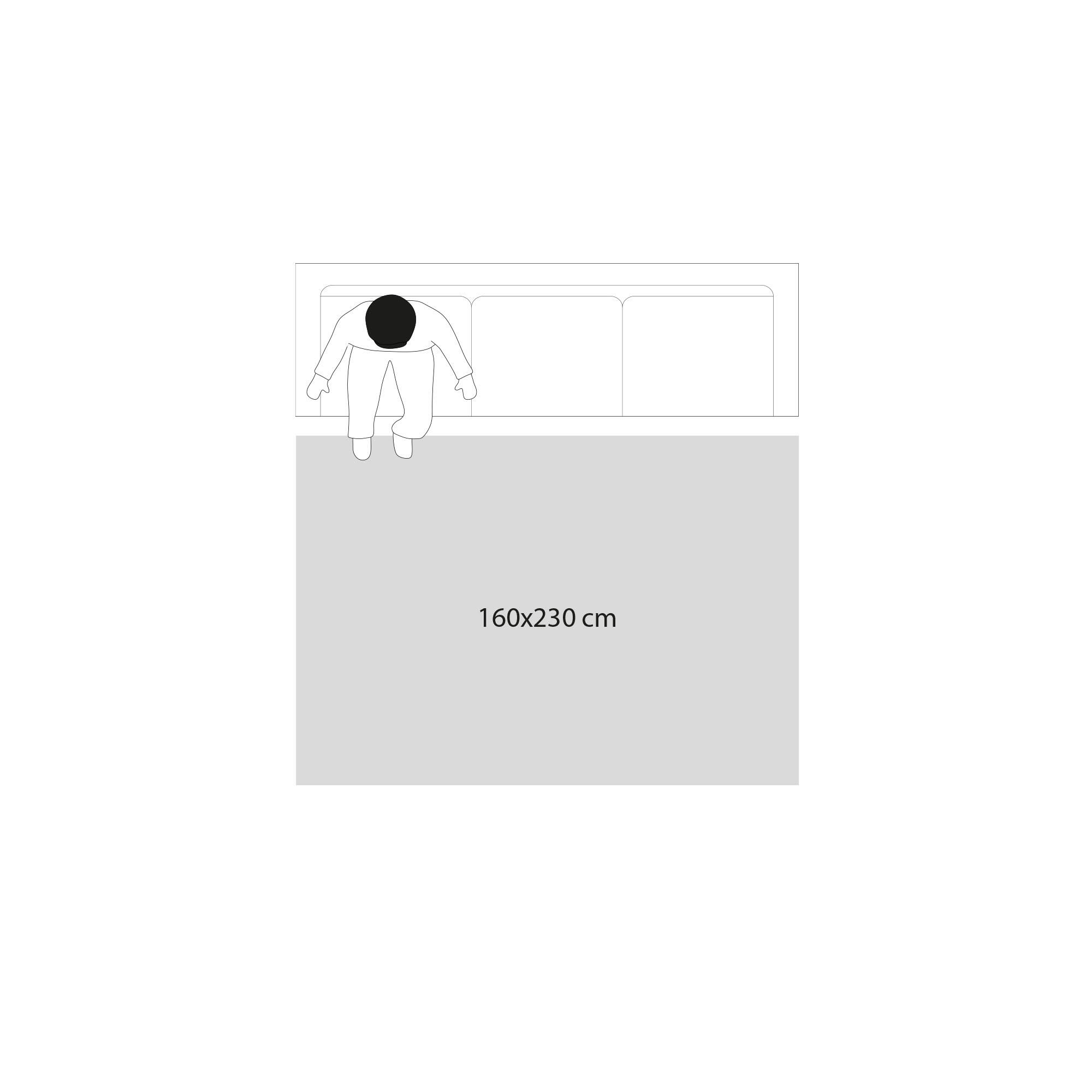 Tapete juta 160x230 cm granada bege - 9