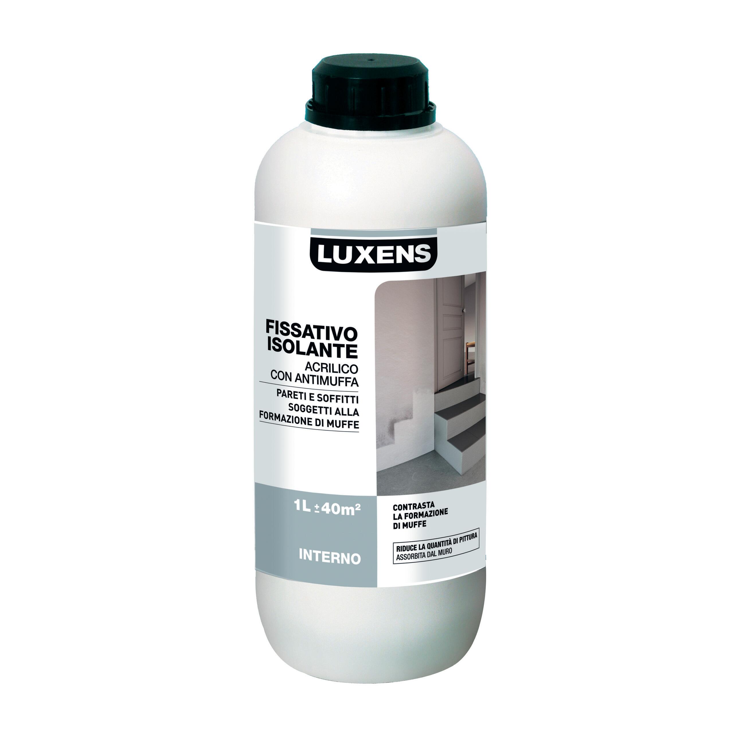Fissativo per pittura su cartongesso LUXENS antimuffa base acqua, antimuffa 1 L 1 Kg - 7