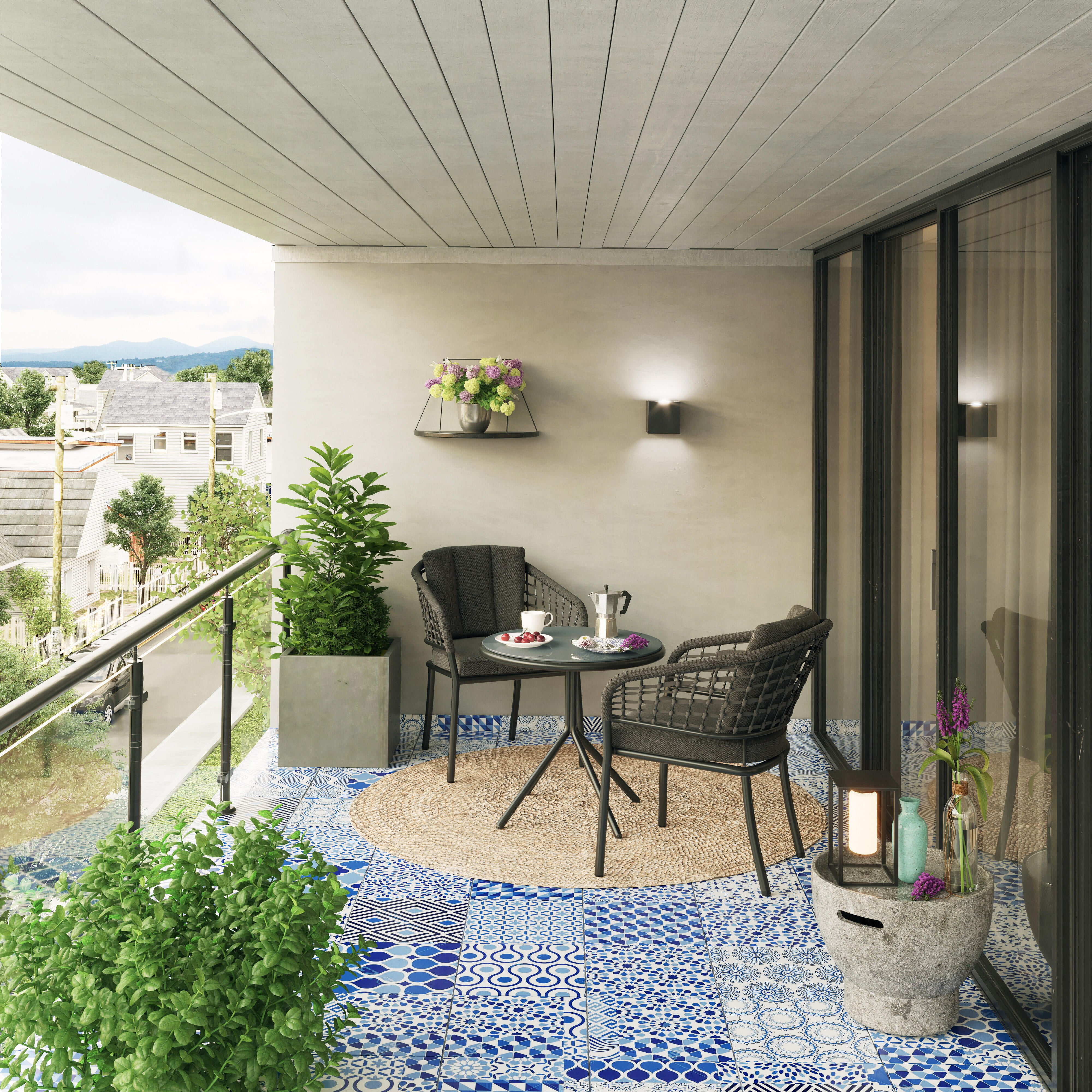 Tapete redondo juta D150CM ALHAMBRA LISO NATURAL - 11