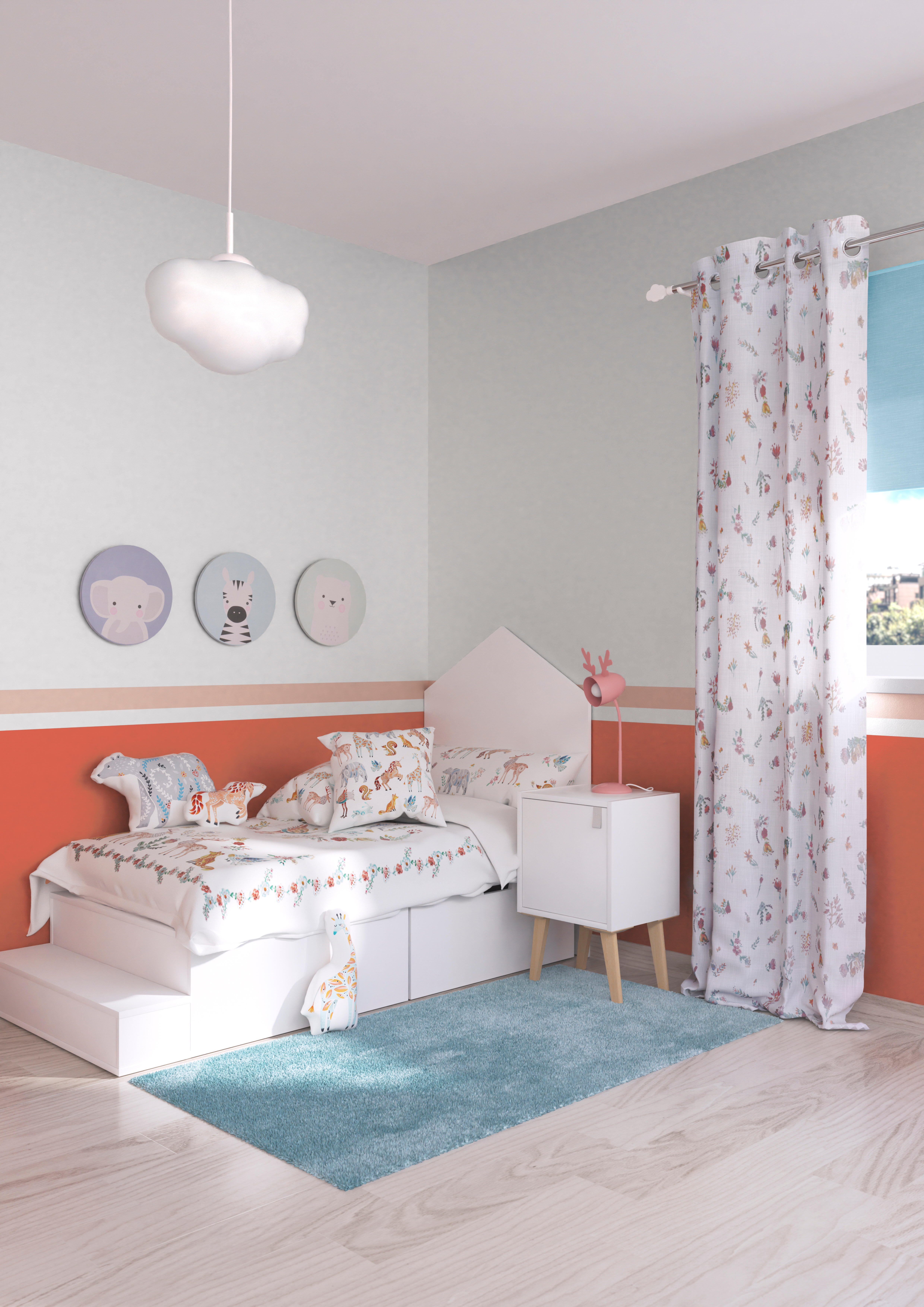 Varão Inspire easyfix metal d20cm 1.50m branco mate - 19