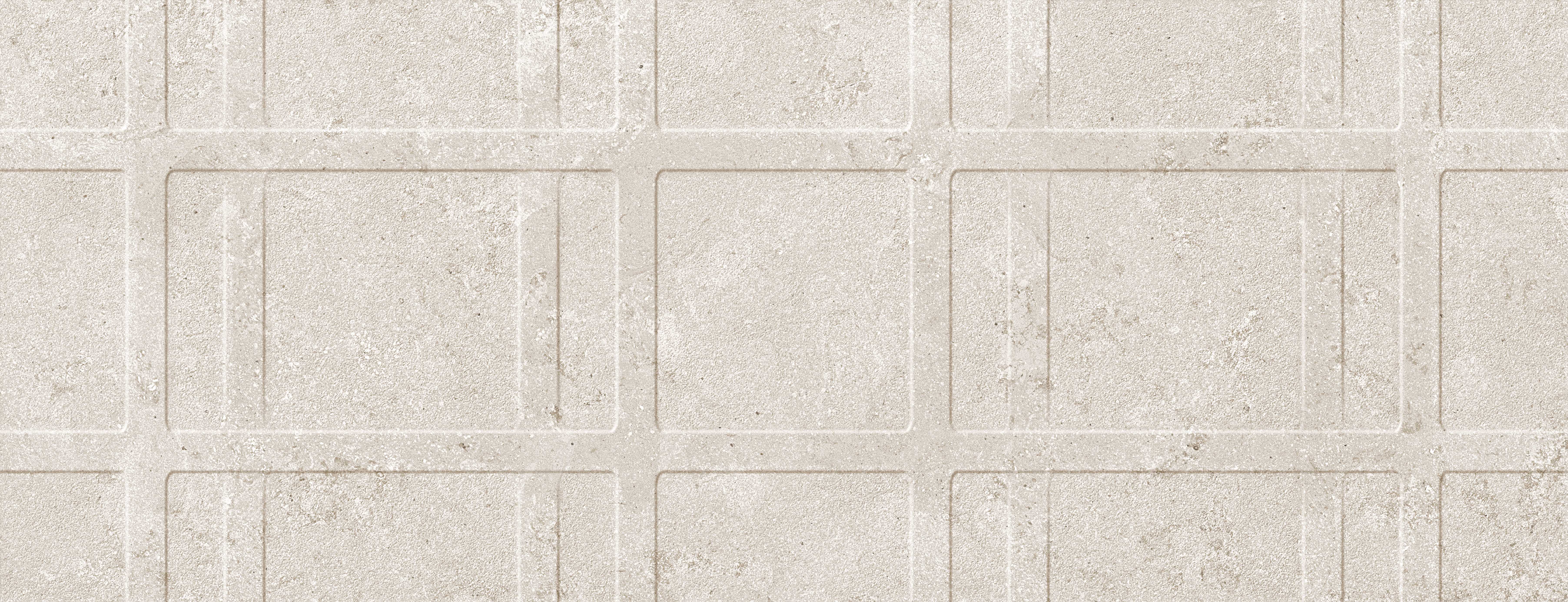 Azulejo cerámico manacor efecto piedra greige deco 45x120 cm grespania