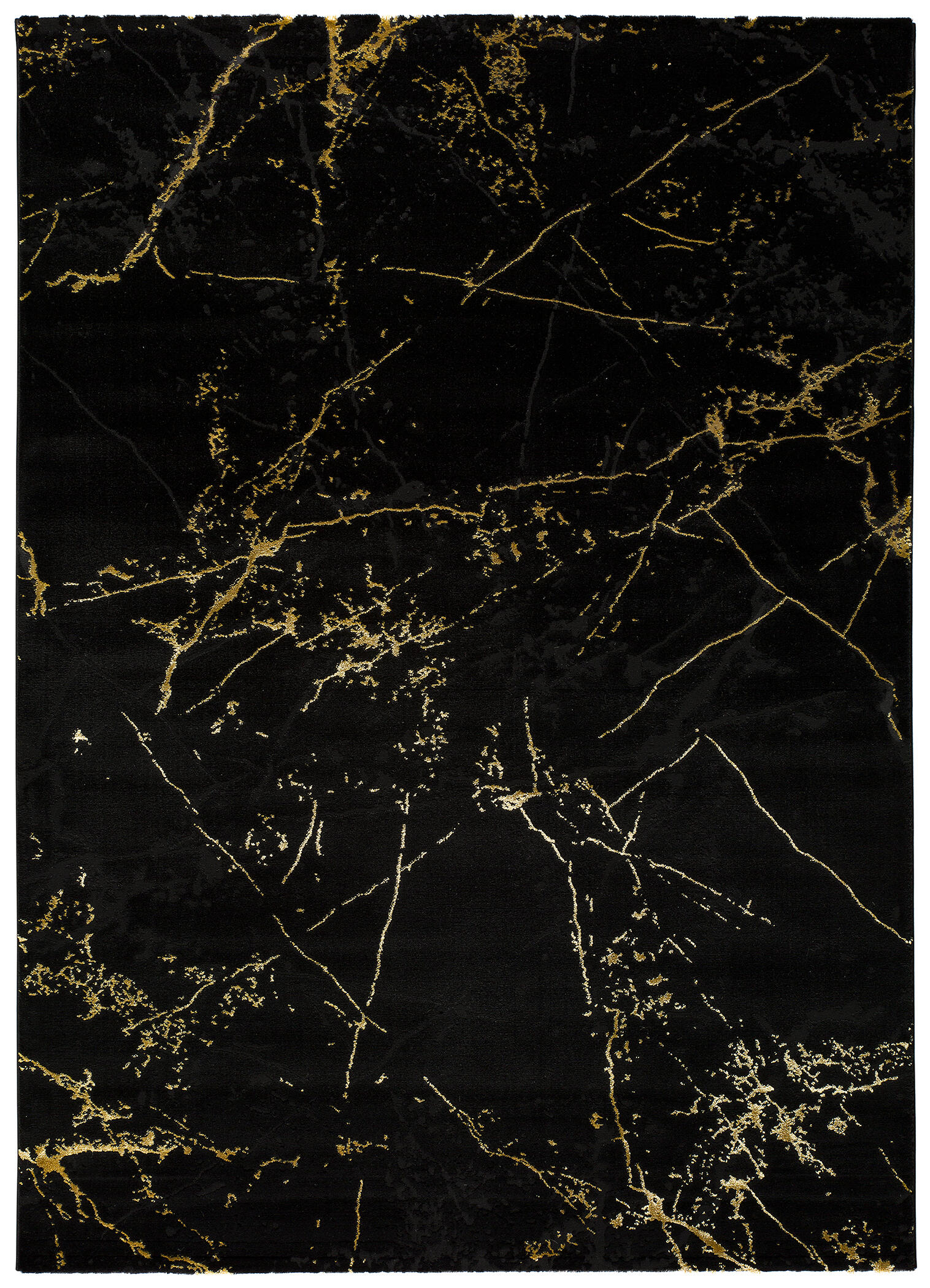 Alfombra polipropileno gold 23438 negro 160x230cm